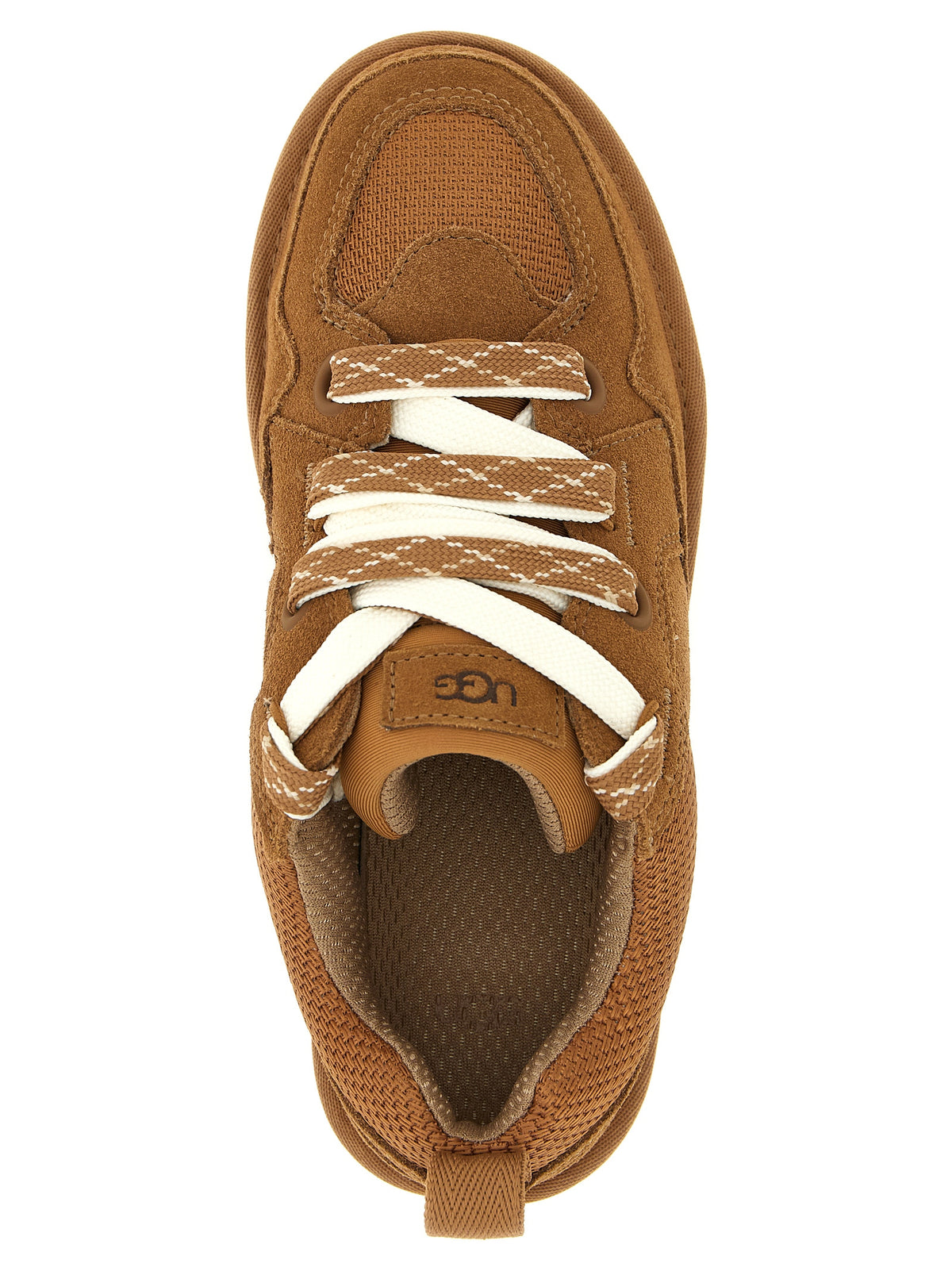 UGG Brown Leather Sneakers