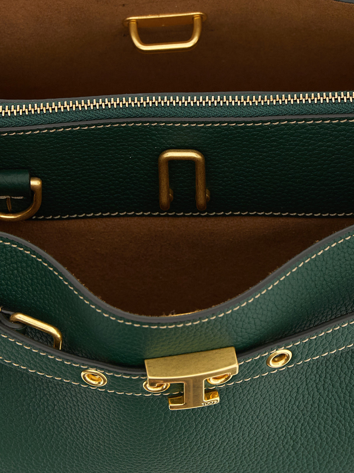 Tod's Bicolor Calfskin Handbag
