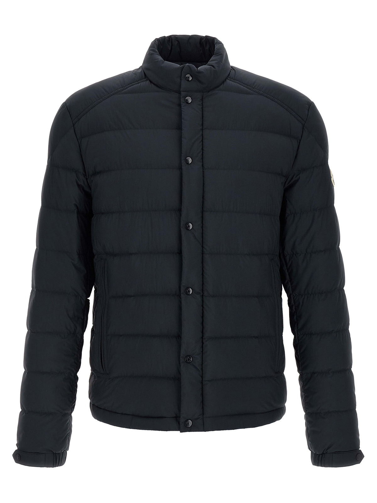 Moncler Blue Polyamide Full-Length Jacket