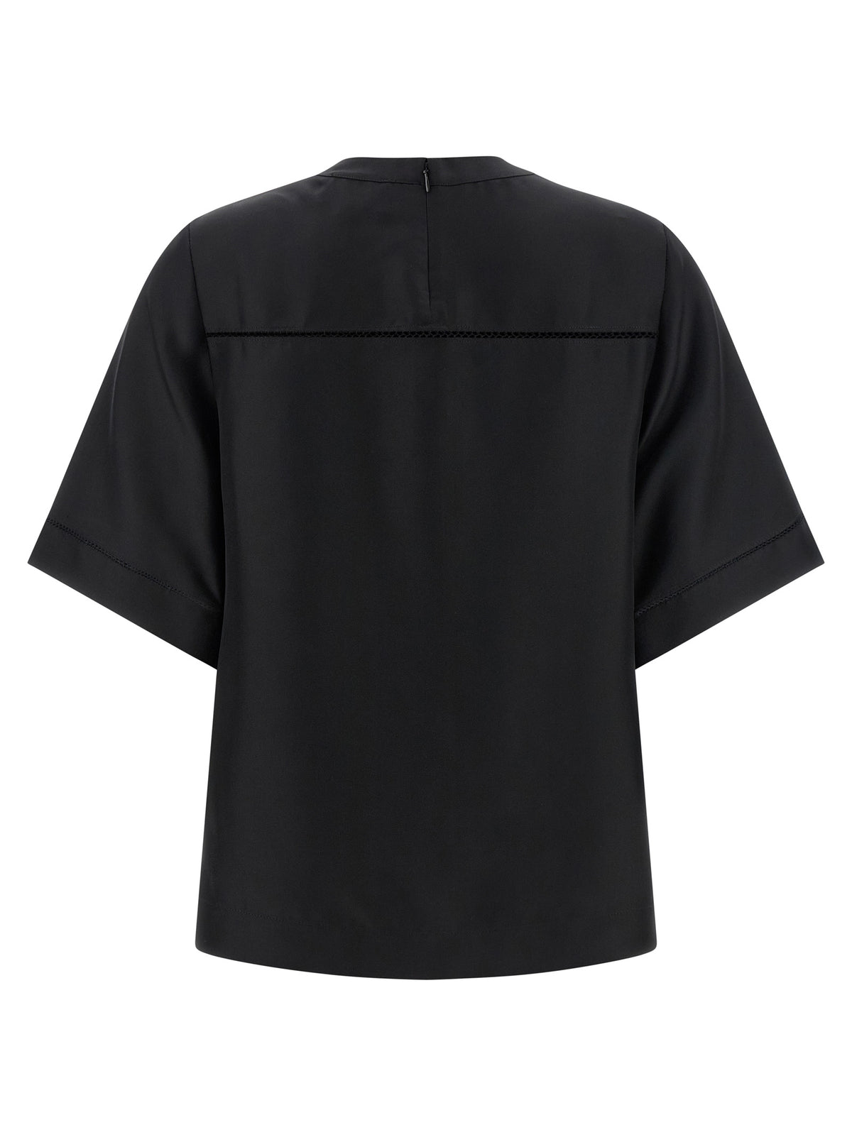 Loulou De Saison Black Silk Shirt