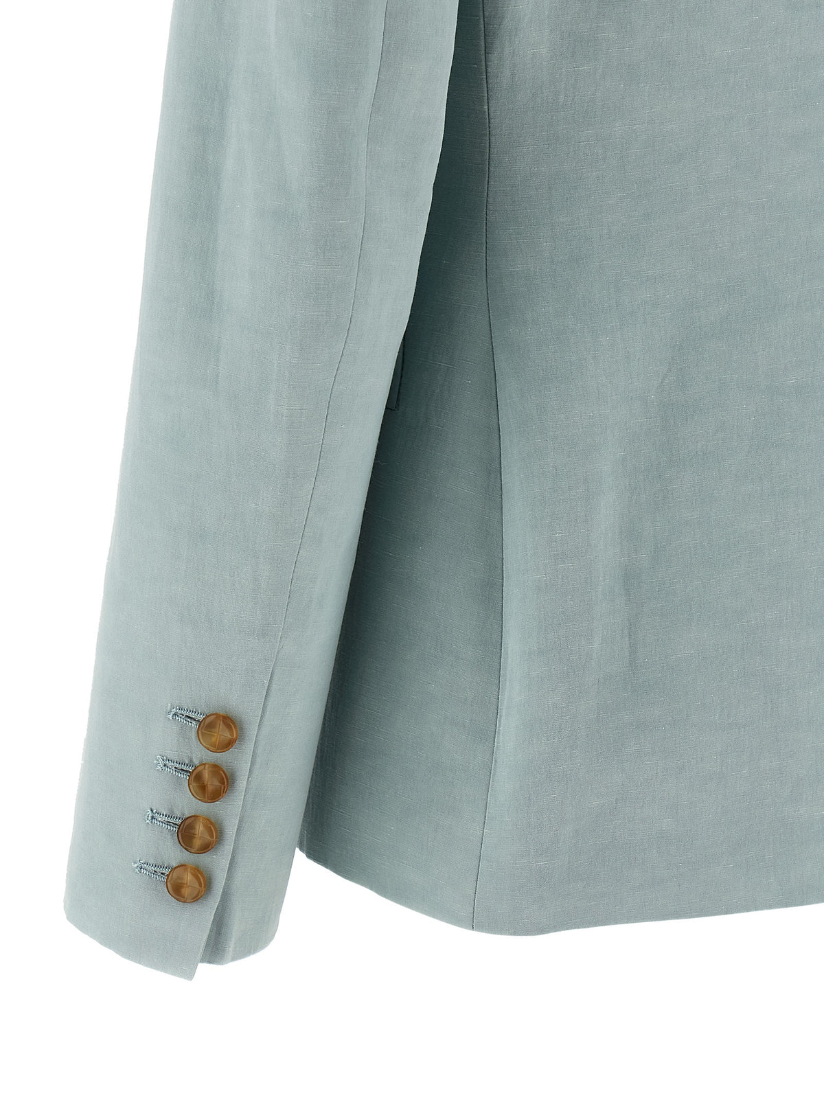 Blazé Milano Blue Silk Blazer