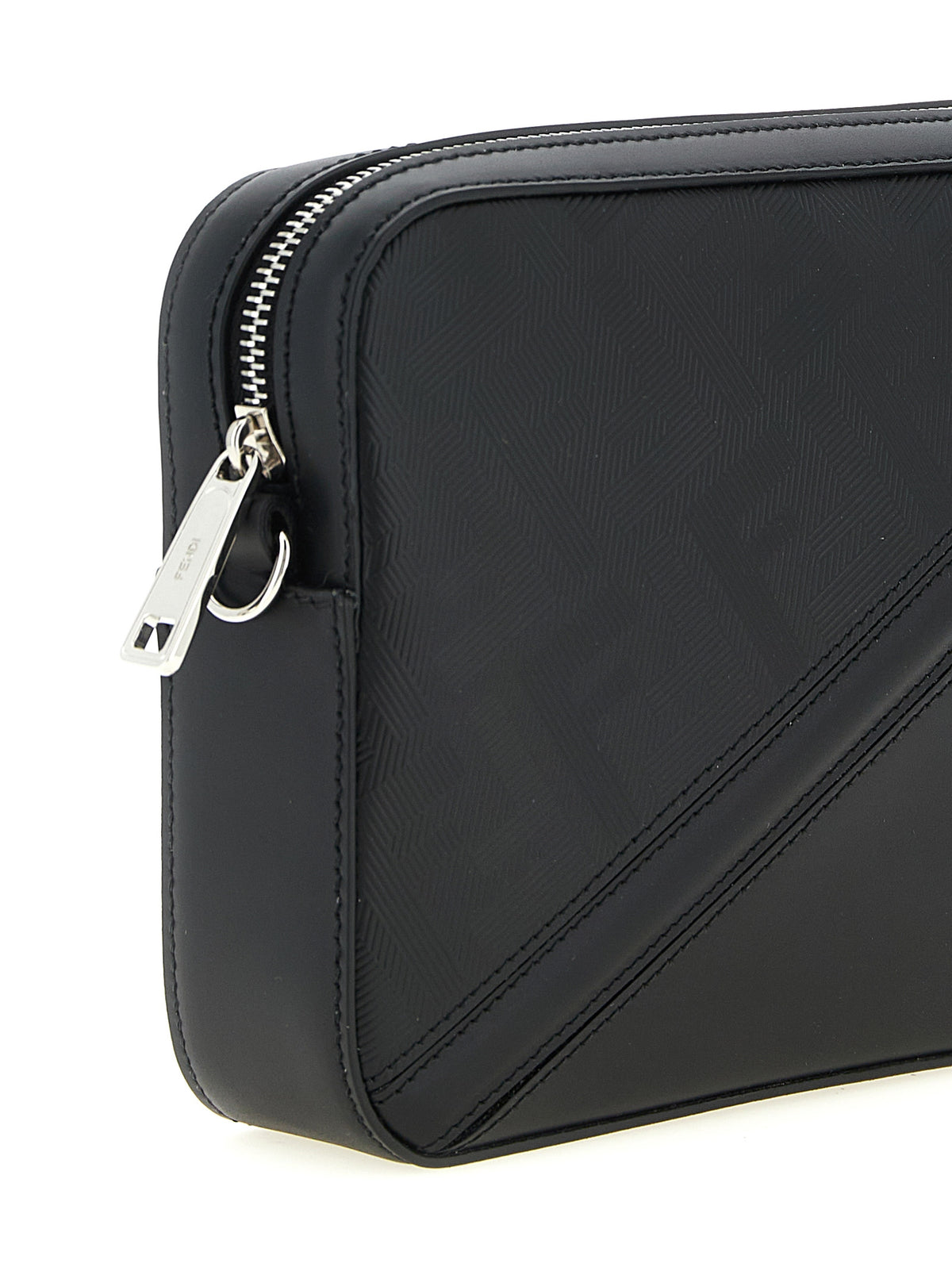 Fendi Black Viscose Shoulder Bag