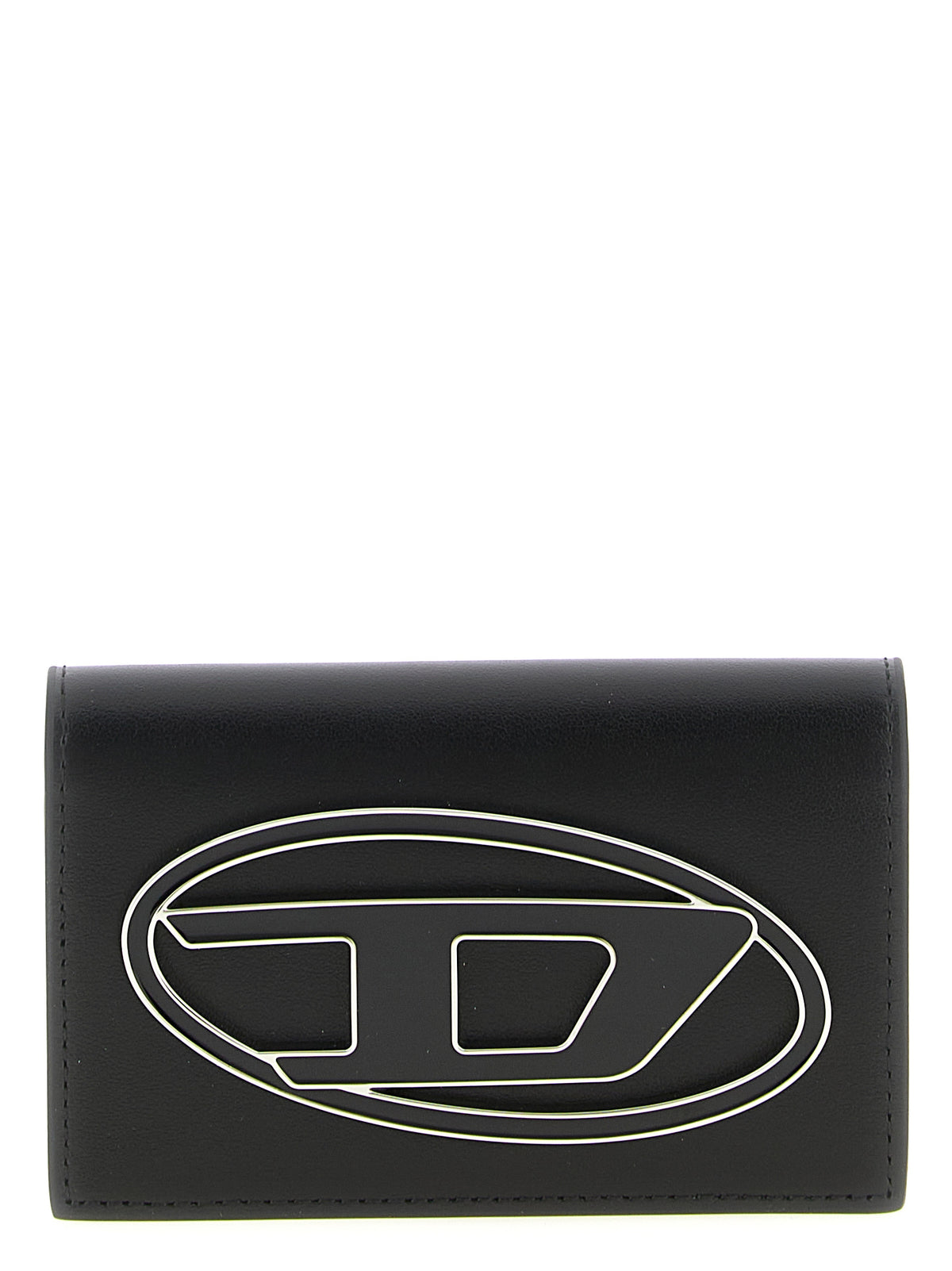 Diesel Black Leather Cardholder