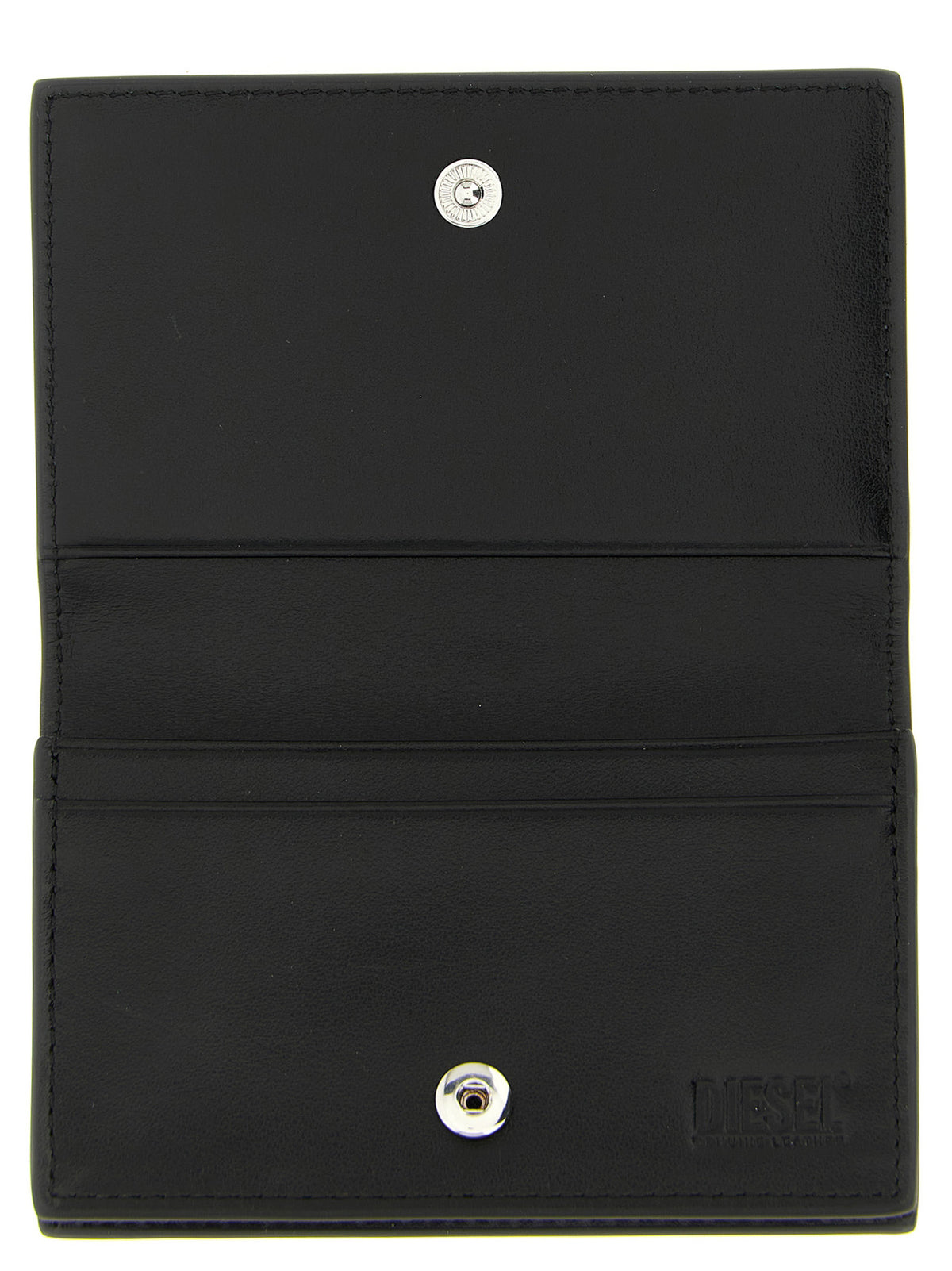 Diesel Black Leather Cardholder