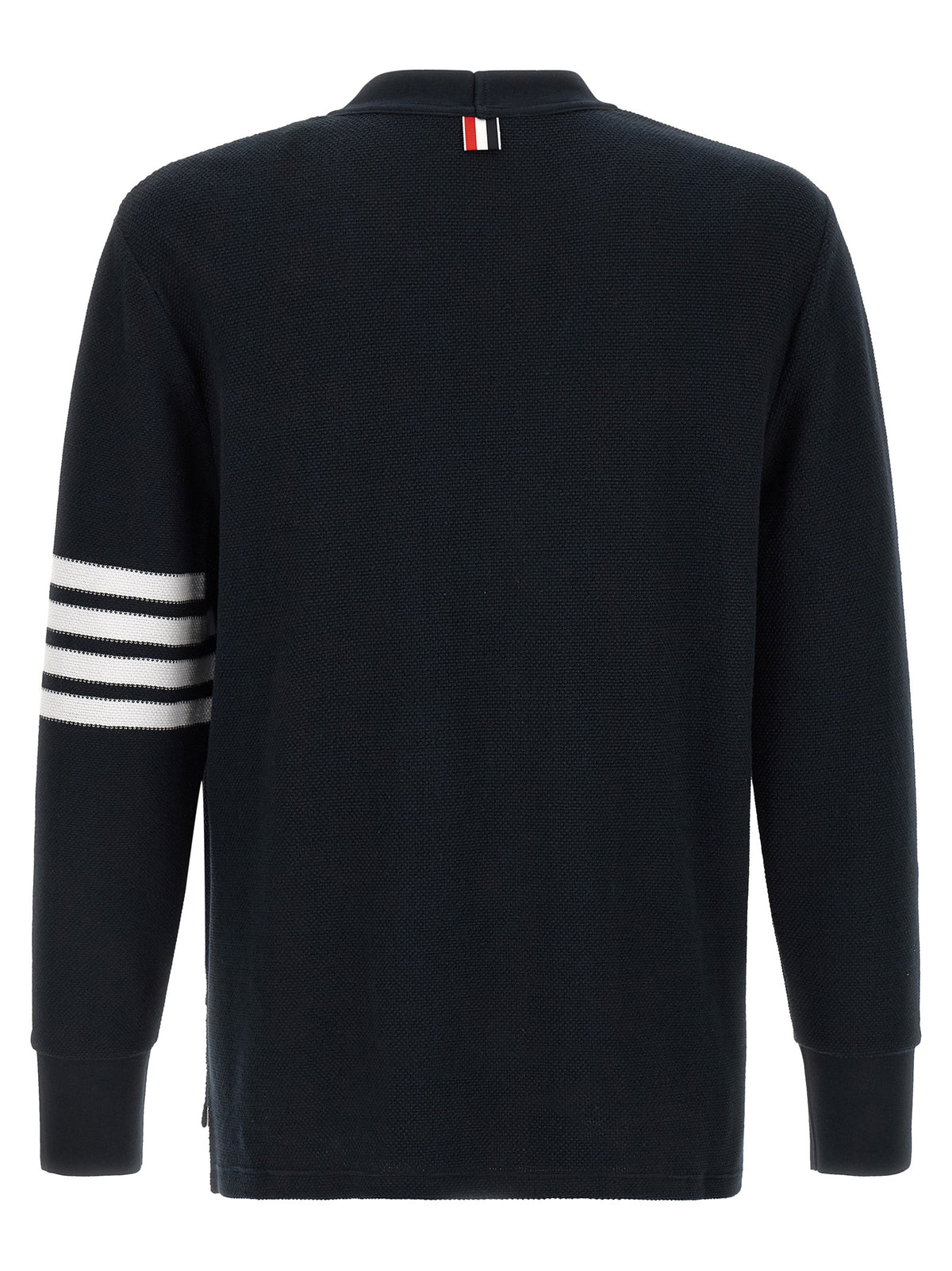 Thom Browne Blue Cotton Cardigan