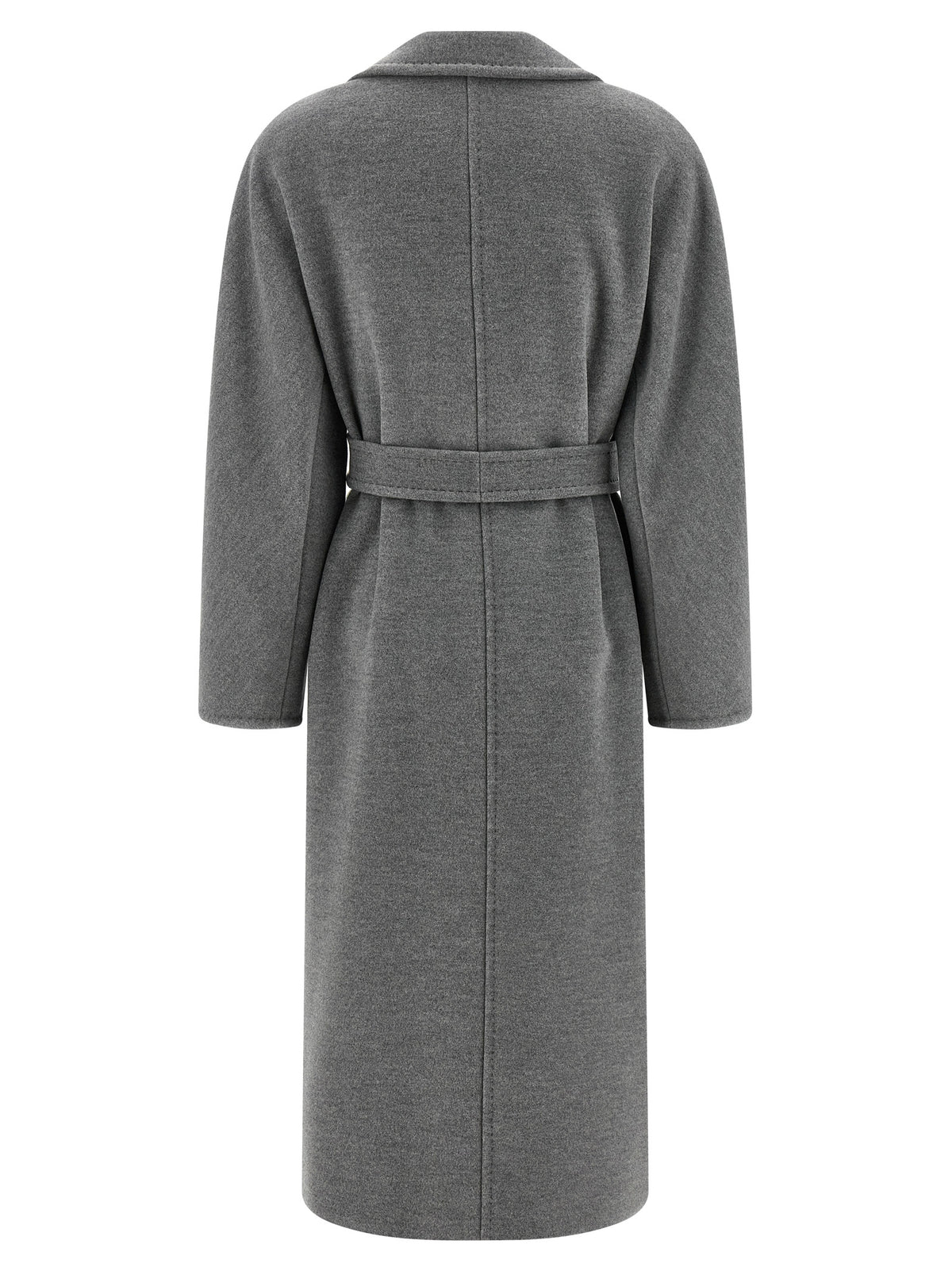 Max Mara Gray Virgin Wool Coat