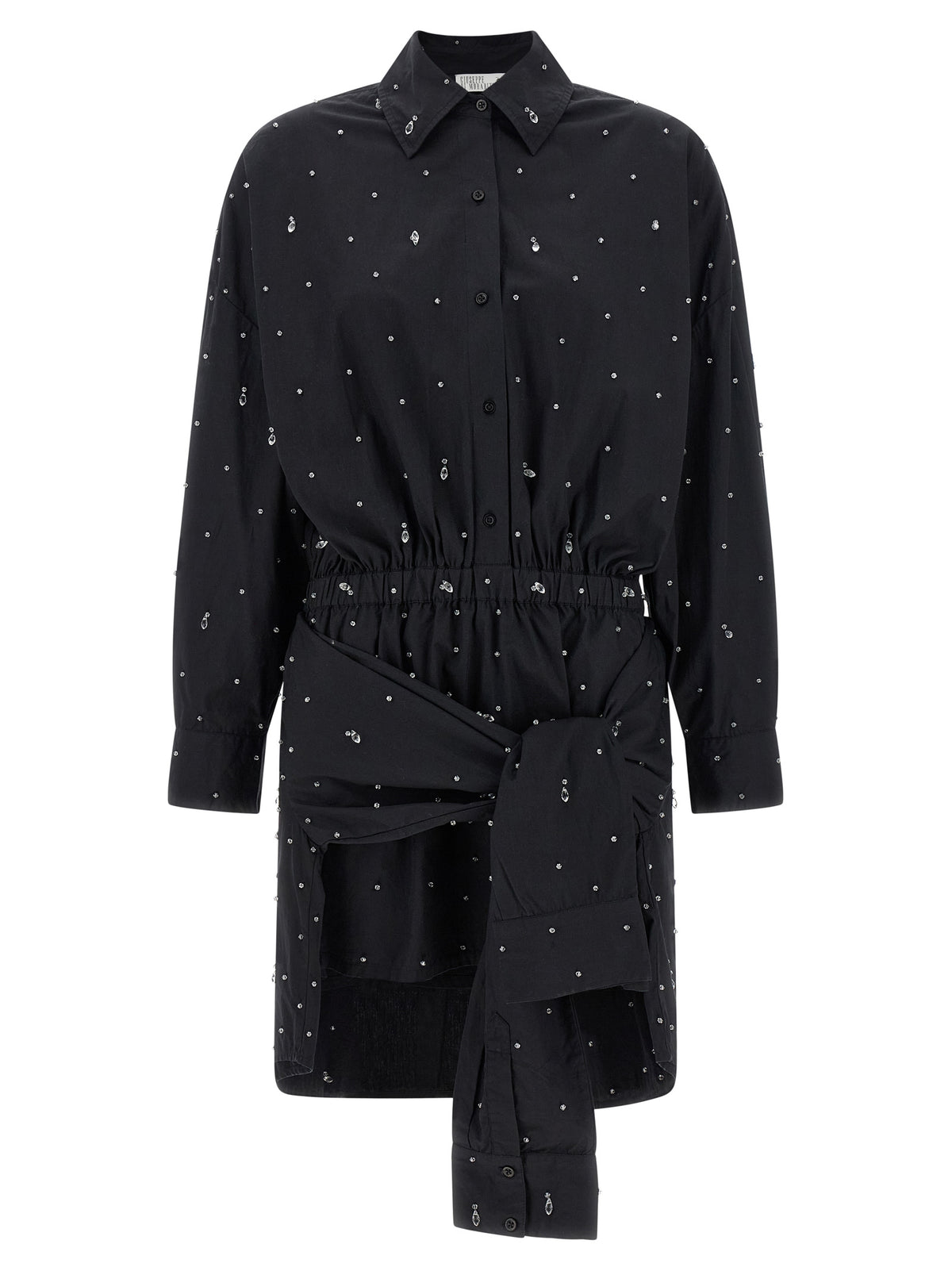 Giuseppe Di Morabito Black Cotton Short Dress
