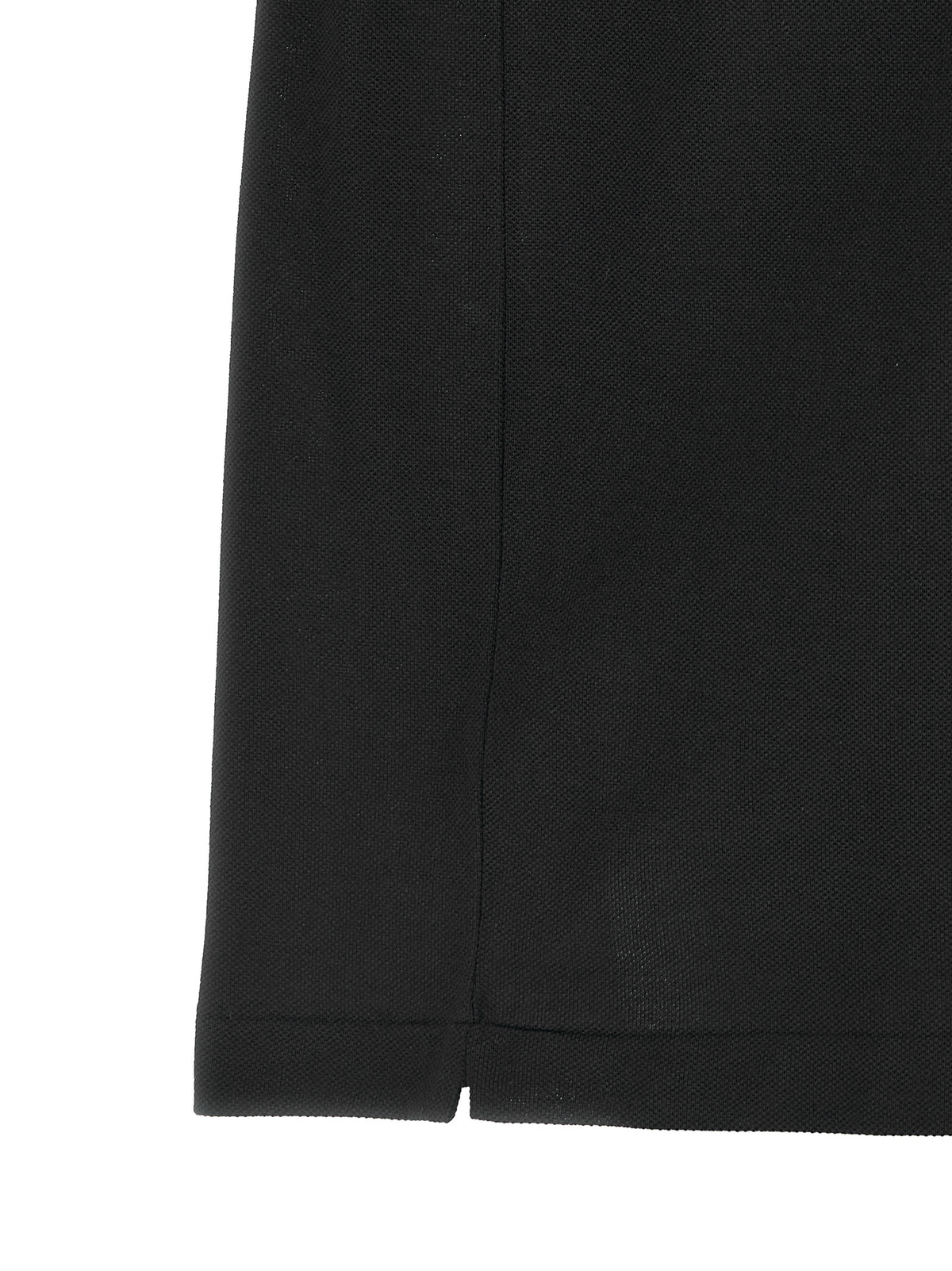 Lacoste Black Cotton Polo Shirt
