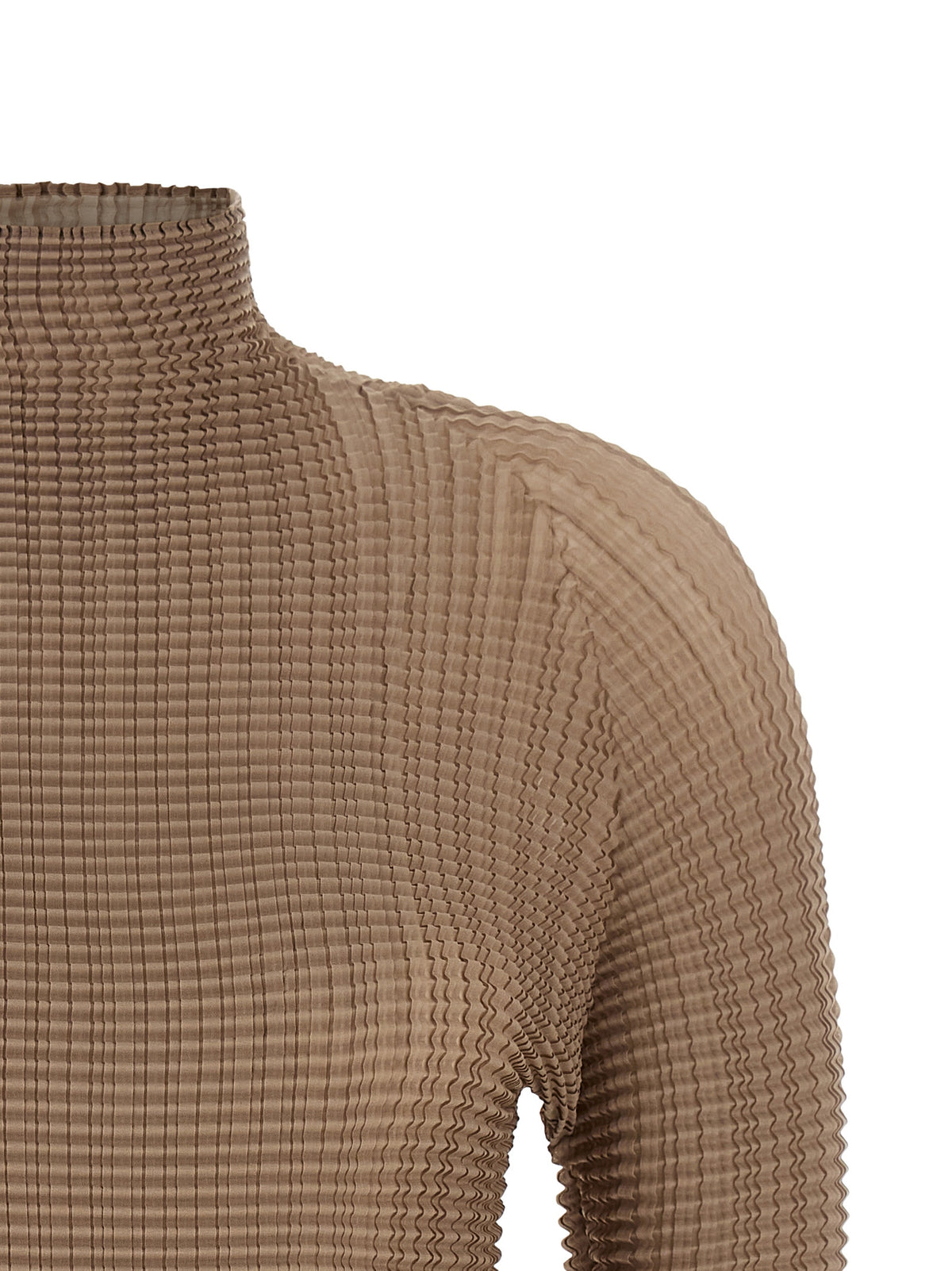 Issey Miyake Beige Polyester Blouse