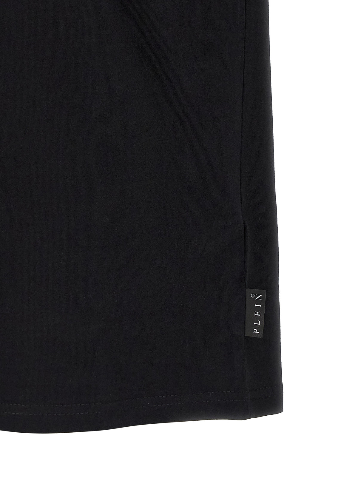 Philipp Plein Black Cotton T-Shirt