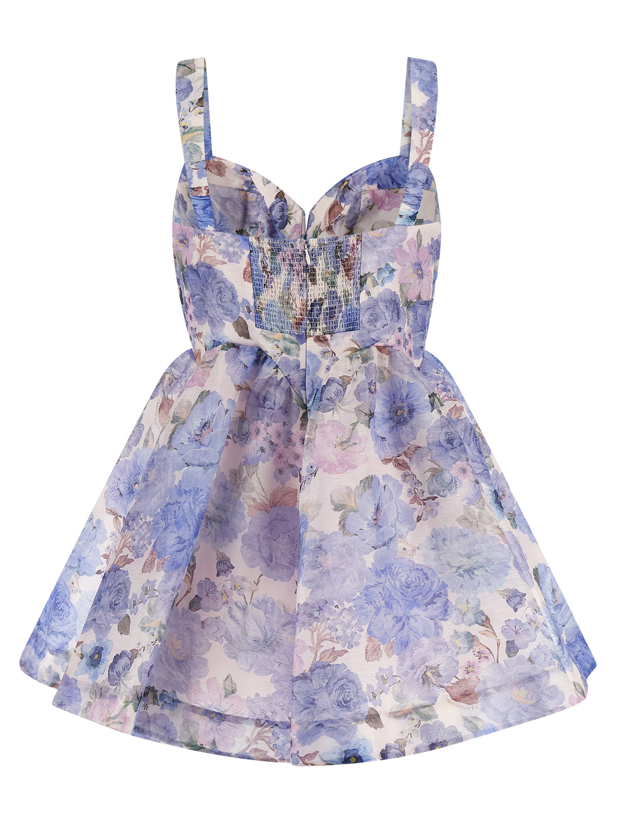 Zimmermann Blue Linen Short Dress