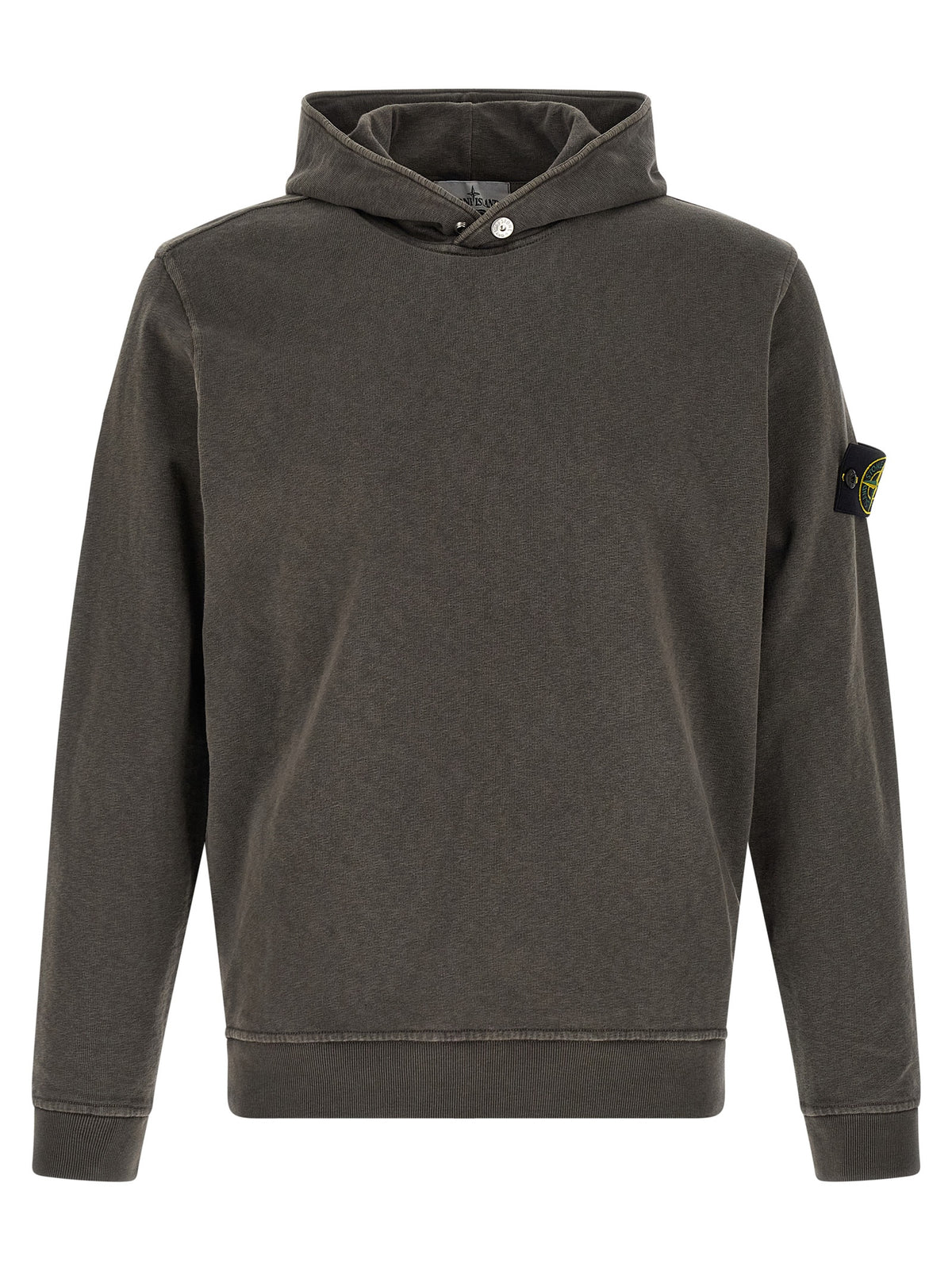 Stone Island Brown Cotton Sweatshirt