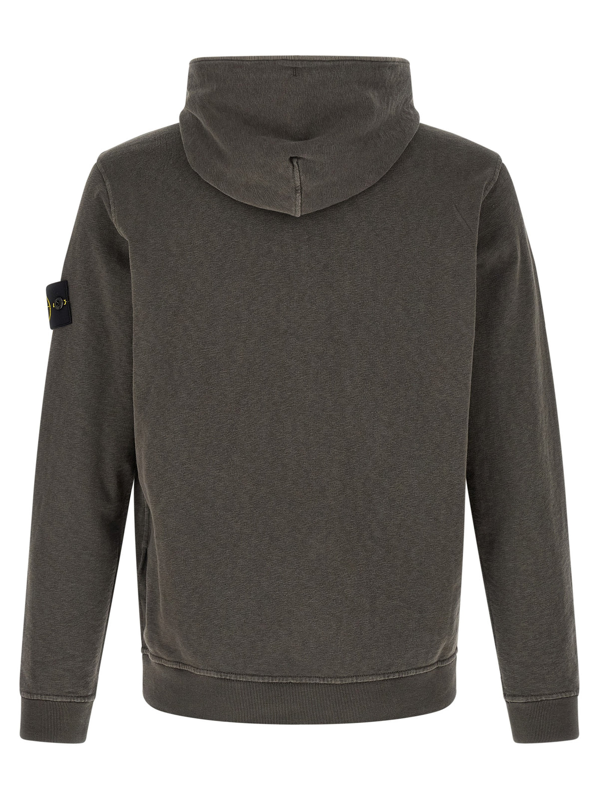 Stone Island Brown Cotton Sweatshirt