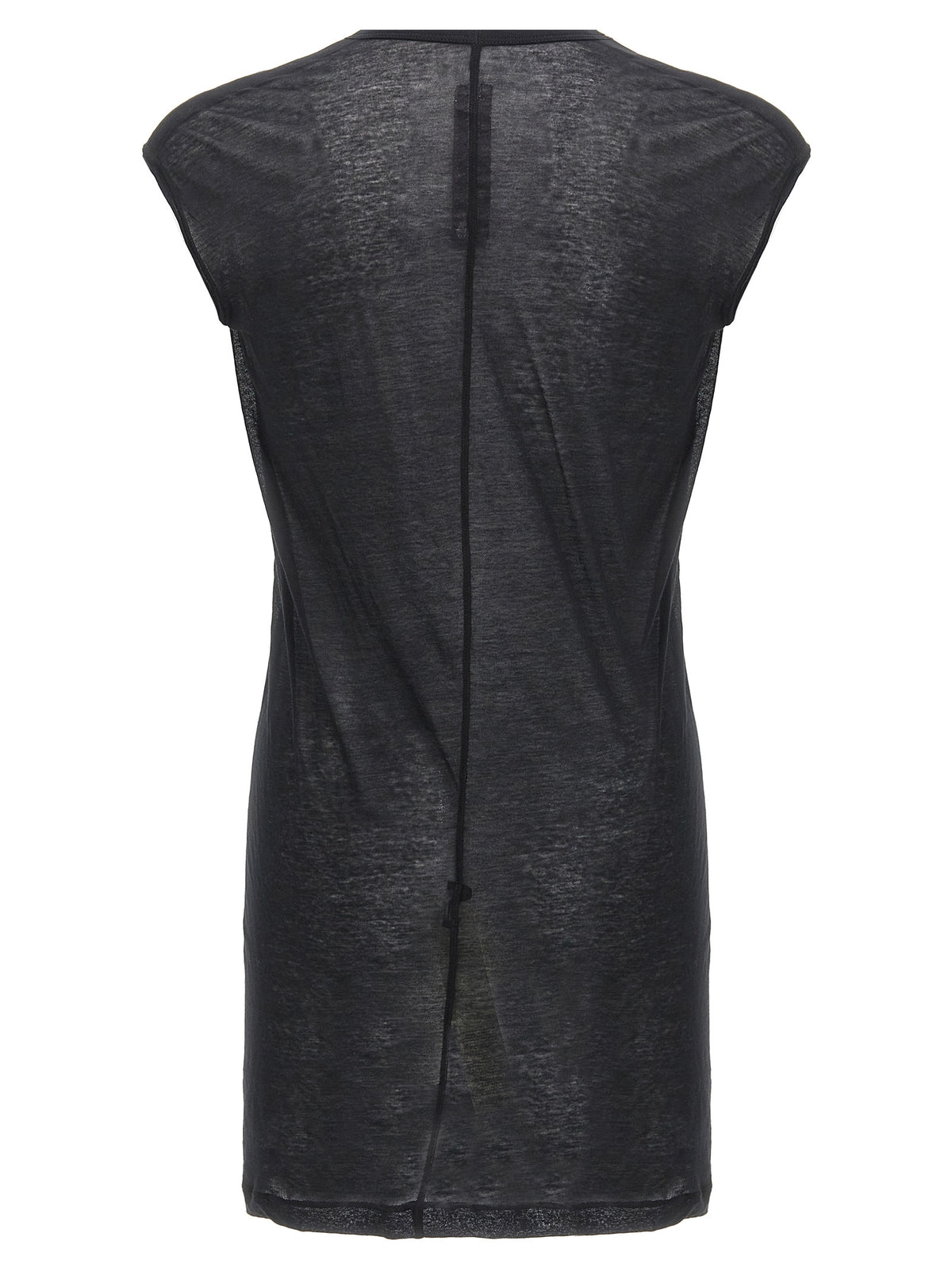Rick Owens Black Cotton T-Shirt