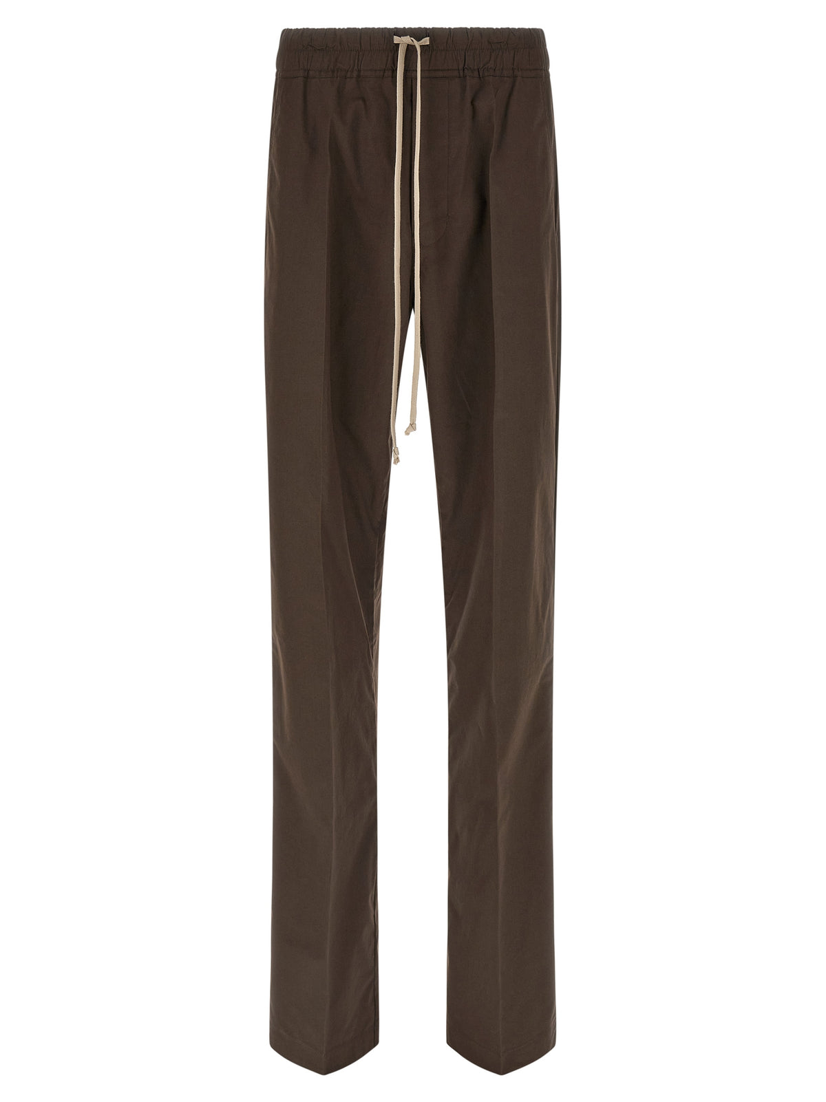 Rick Owens Brown Cotton Casual Pants