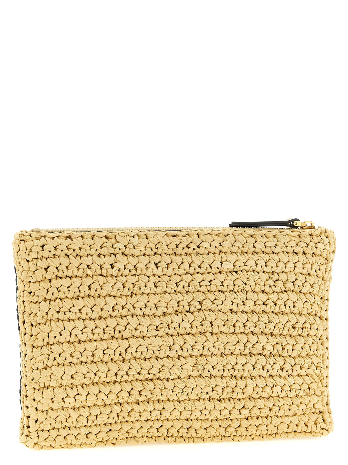 Valentino Garavani Black Viscose Clutch Bag