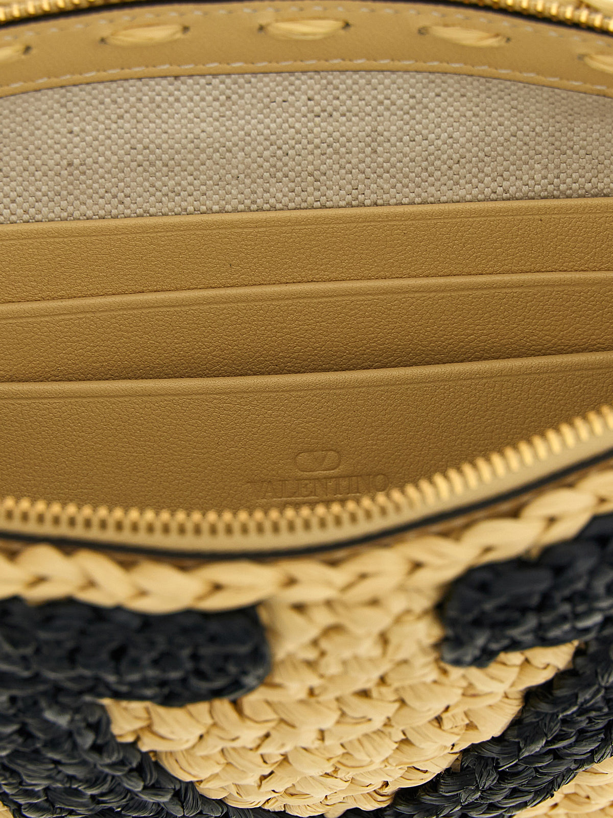 Valentino Garavani Black Viscose Clutch Bag