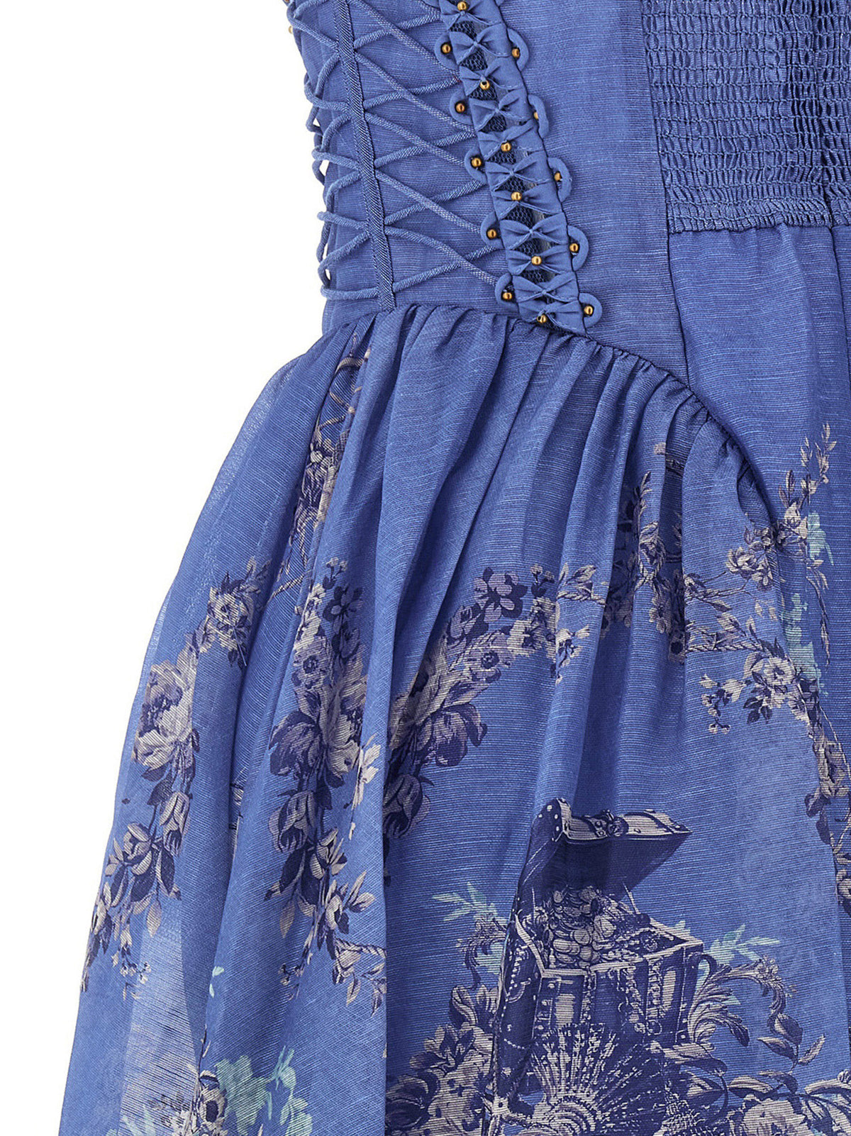 Zimmermann Blue Linen Long Dress