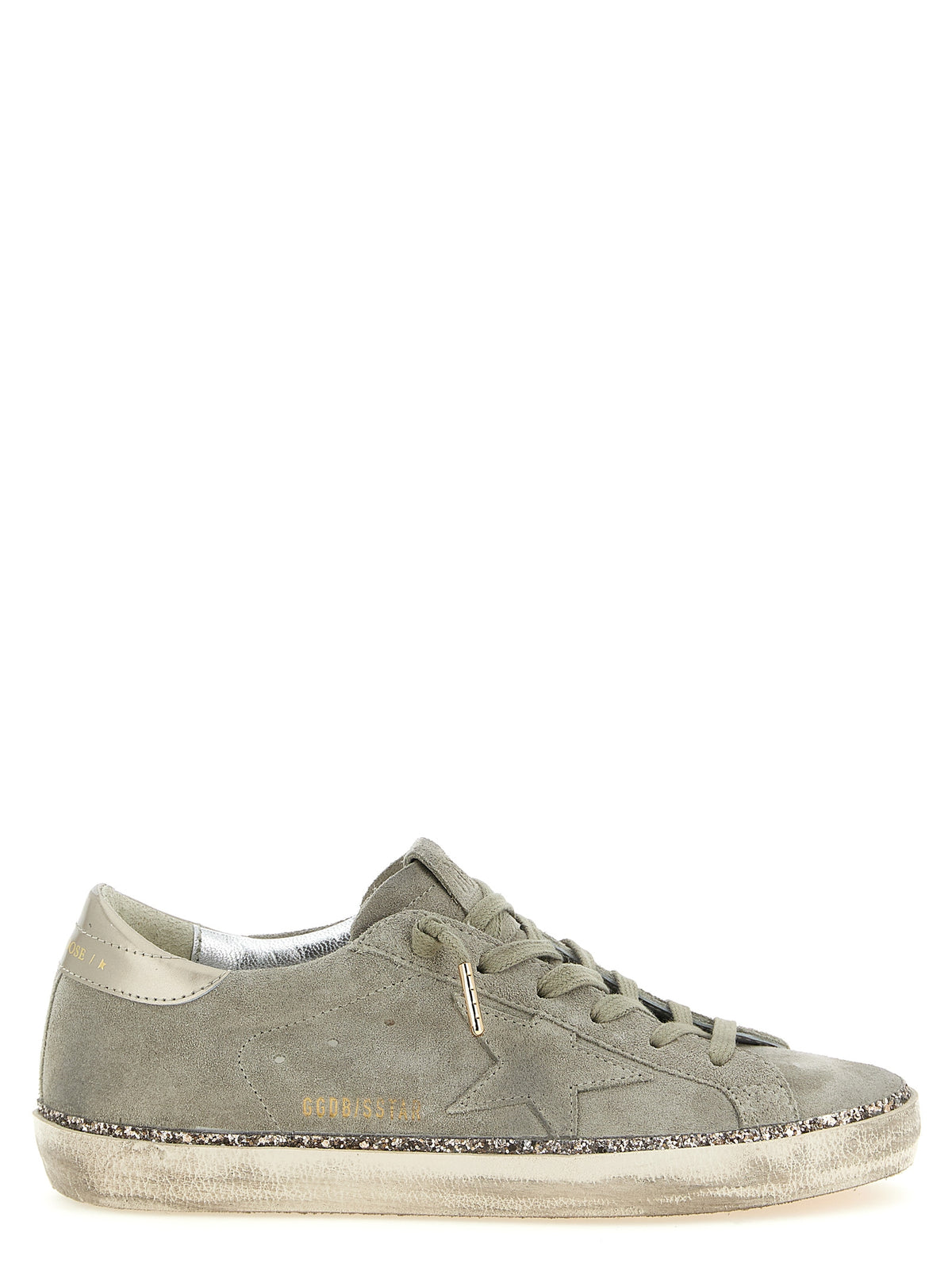 Golden Goose Gray Cowhide Low Top Sneakers
