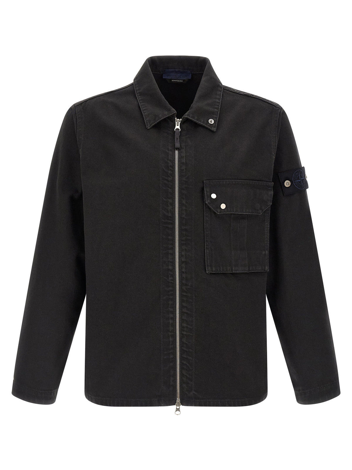 Stone Island Black Cotton Blouse