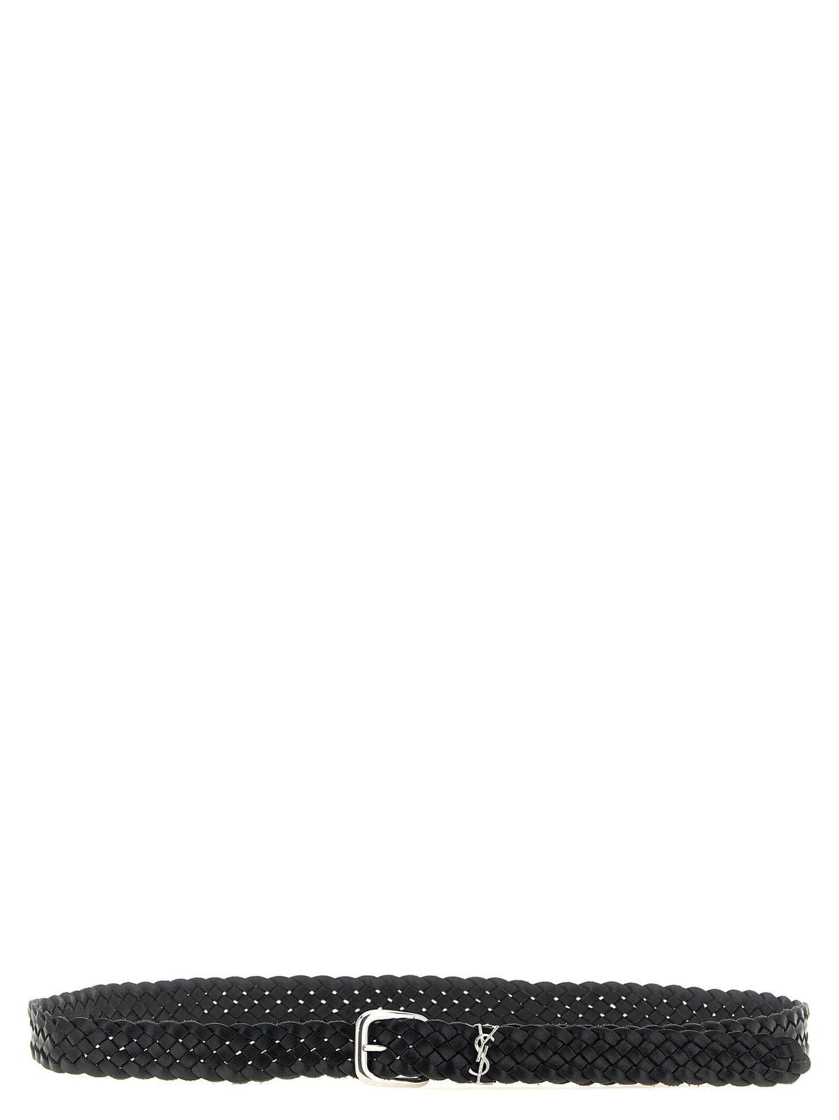 Saint Laurent Black Calfskin Regular Belt