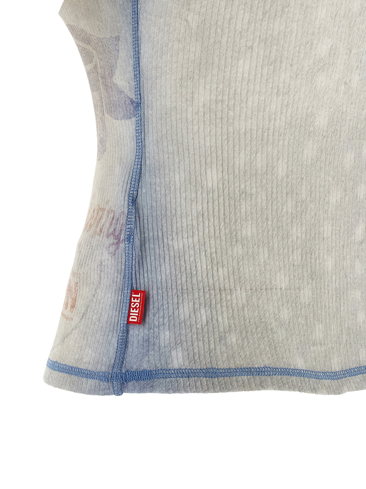 Diesel Blue Cotton T-Shirt