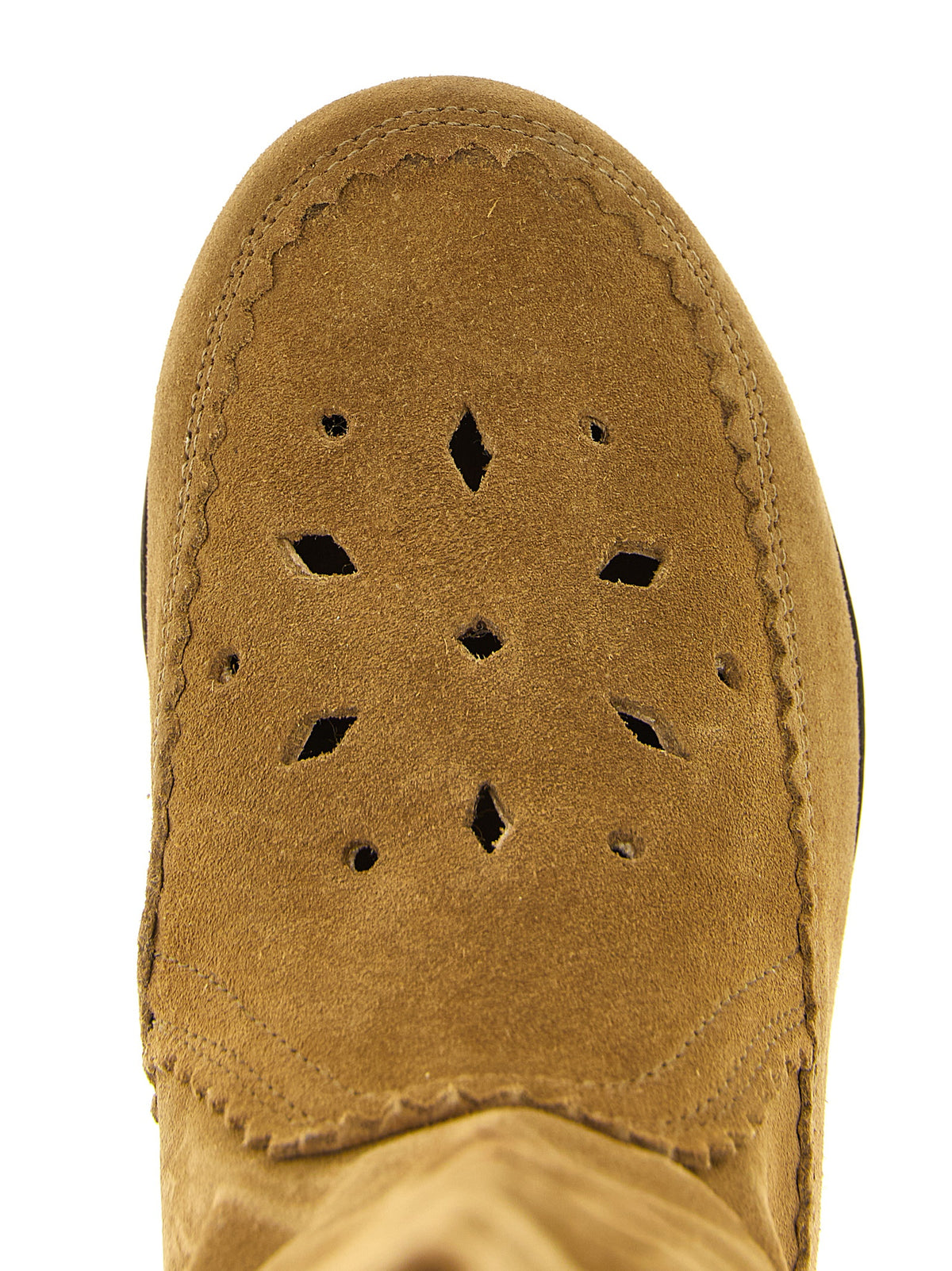 Isabel Marant Brown Calfskin Over The Knee