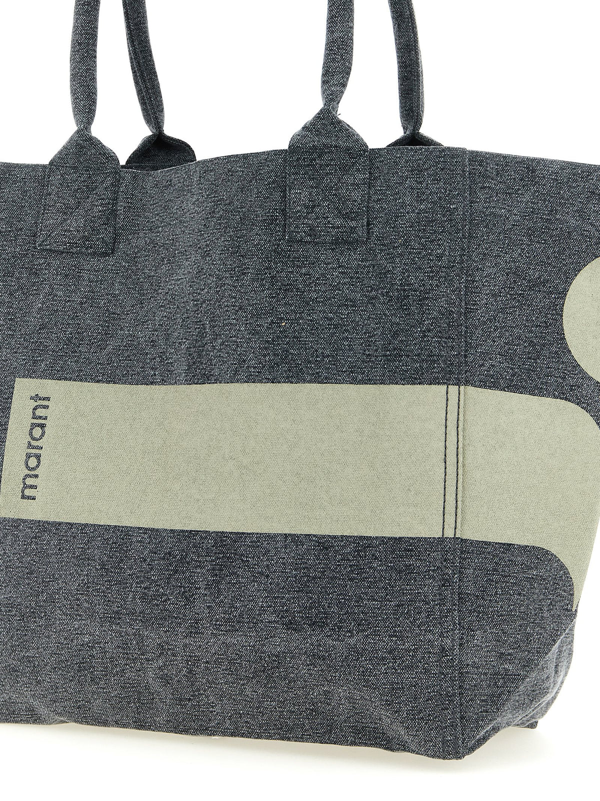 Isabel Marant Black Cotton Tote Bag