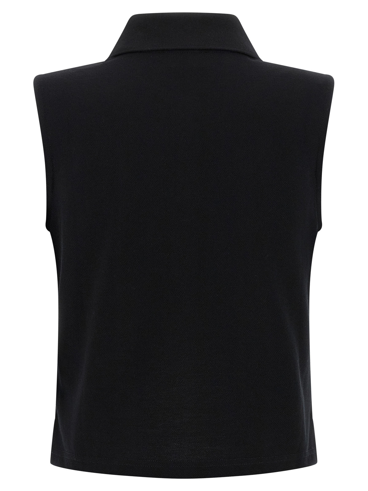 Saint Laurent Black Cotton Polo Shirt