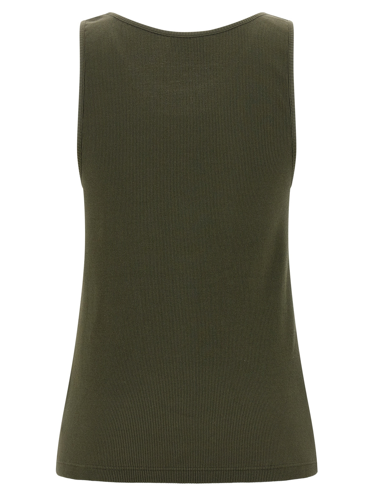Saint Laurent Bicolor Cotton Tank Tops