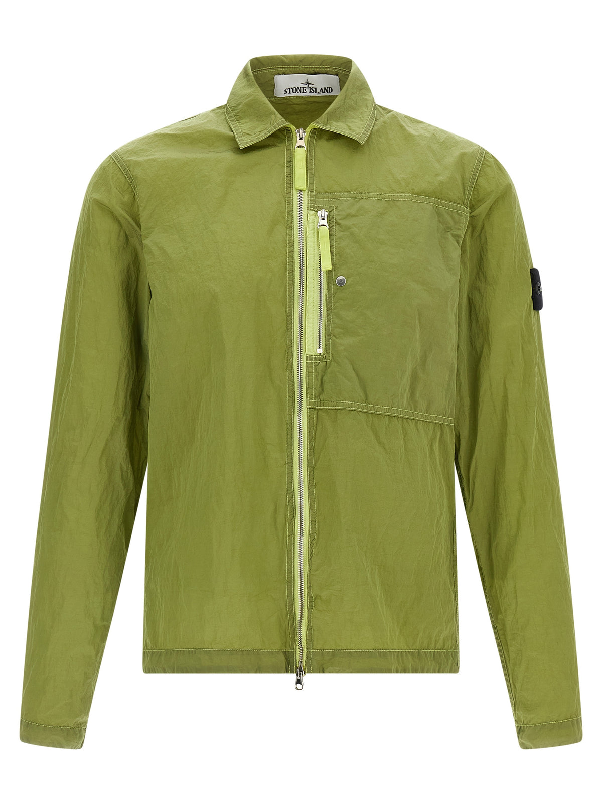 Stone Island Bicolor Polyamide Blouse