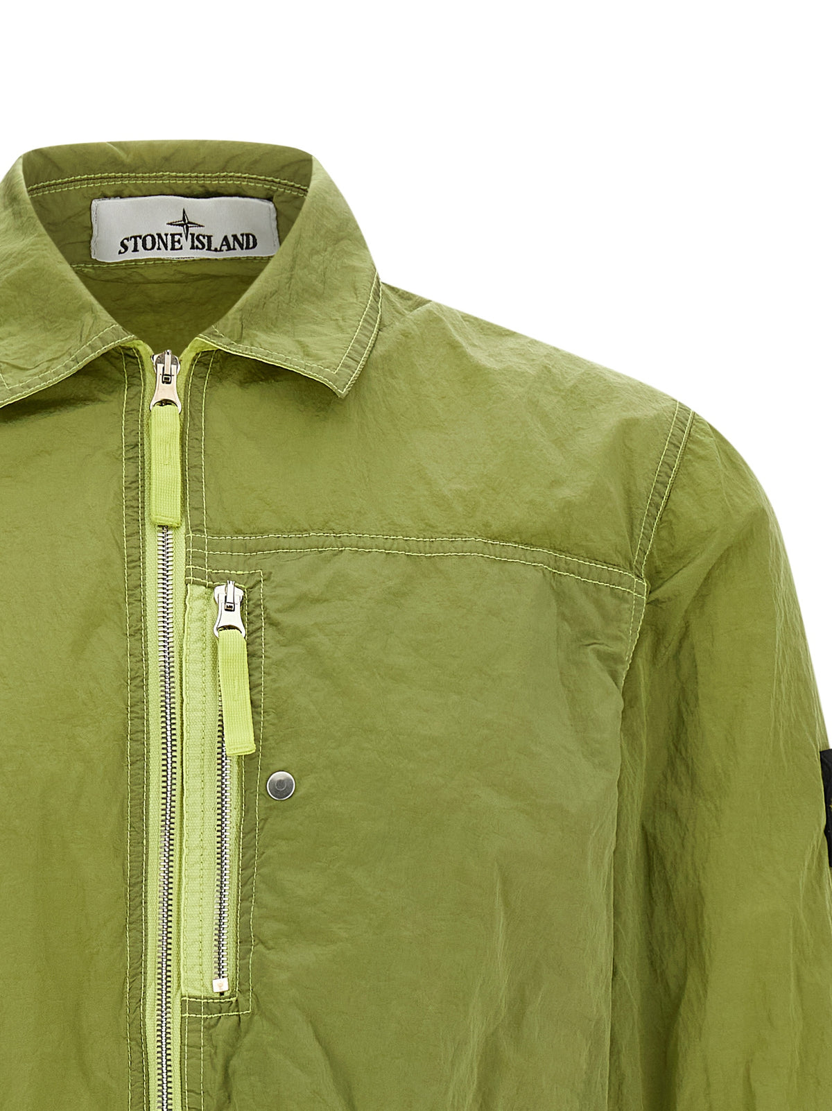 Stone Island Bicolor Polyamide Blouse