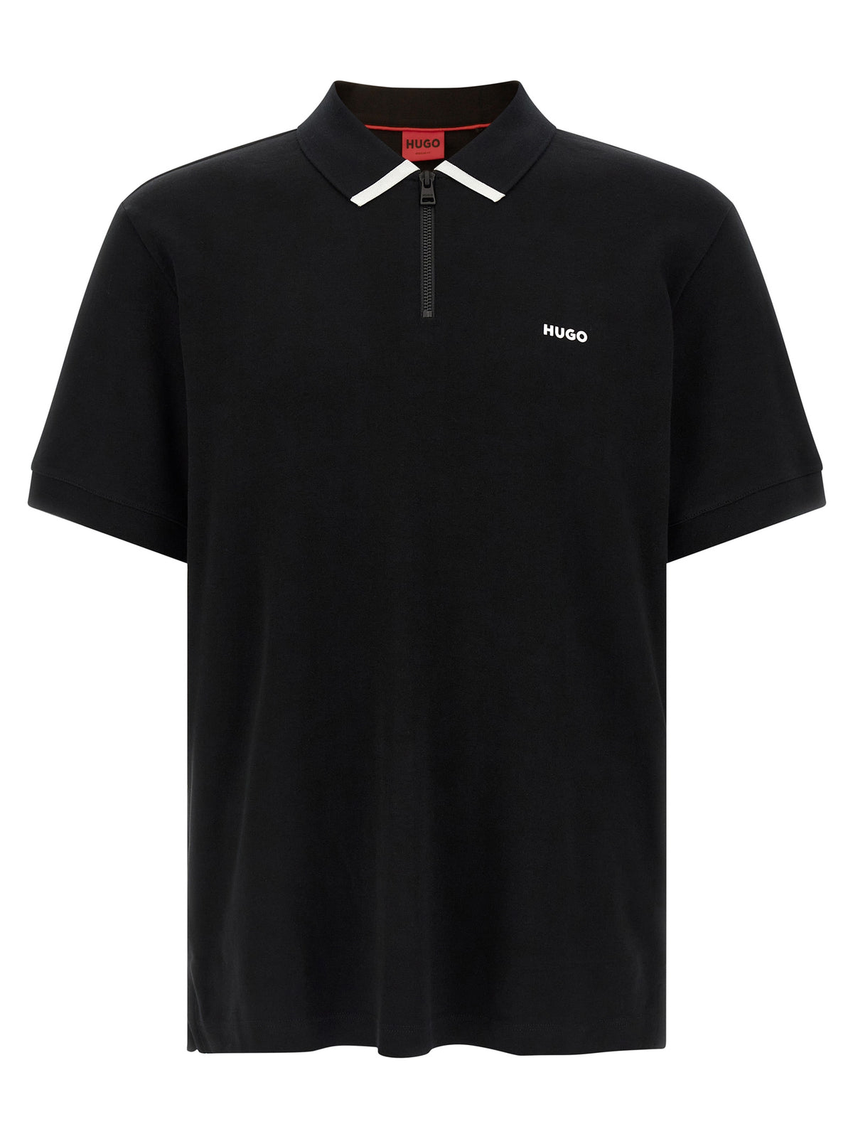 Hugo Boss Black Cotton Polo Shirt