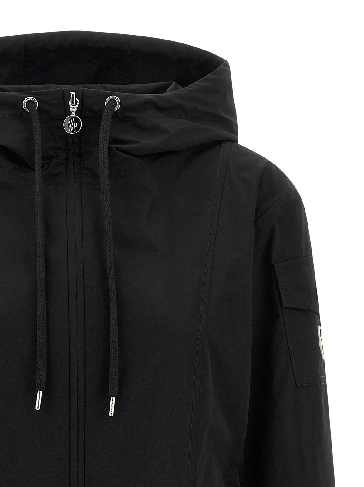 Moncler Black Polyester Parka