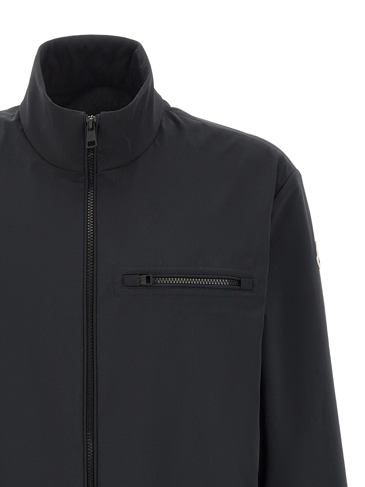 Moncler Black Polyester Shell Jacket