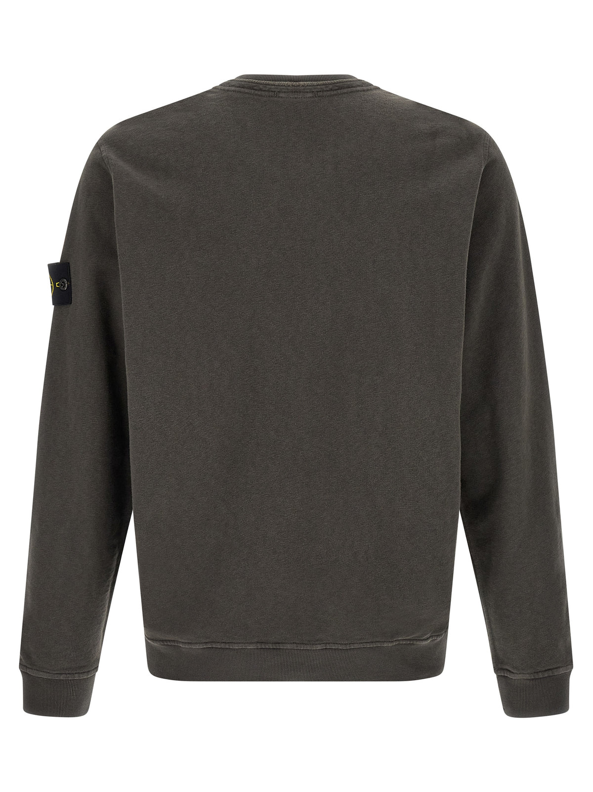 Stone Island Gray Cotton Sweatshirt