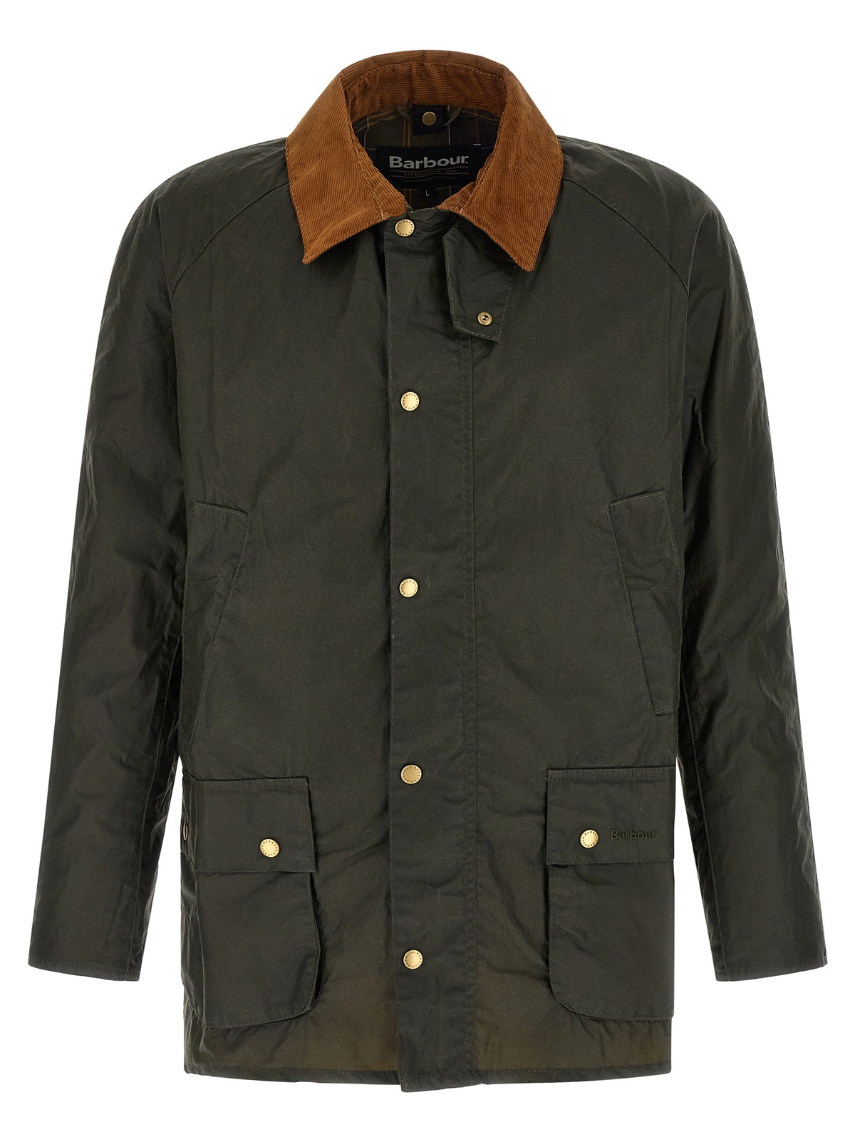 Barbour Bicolor Cotton Full-Length Jacket