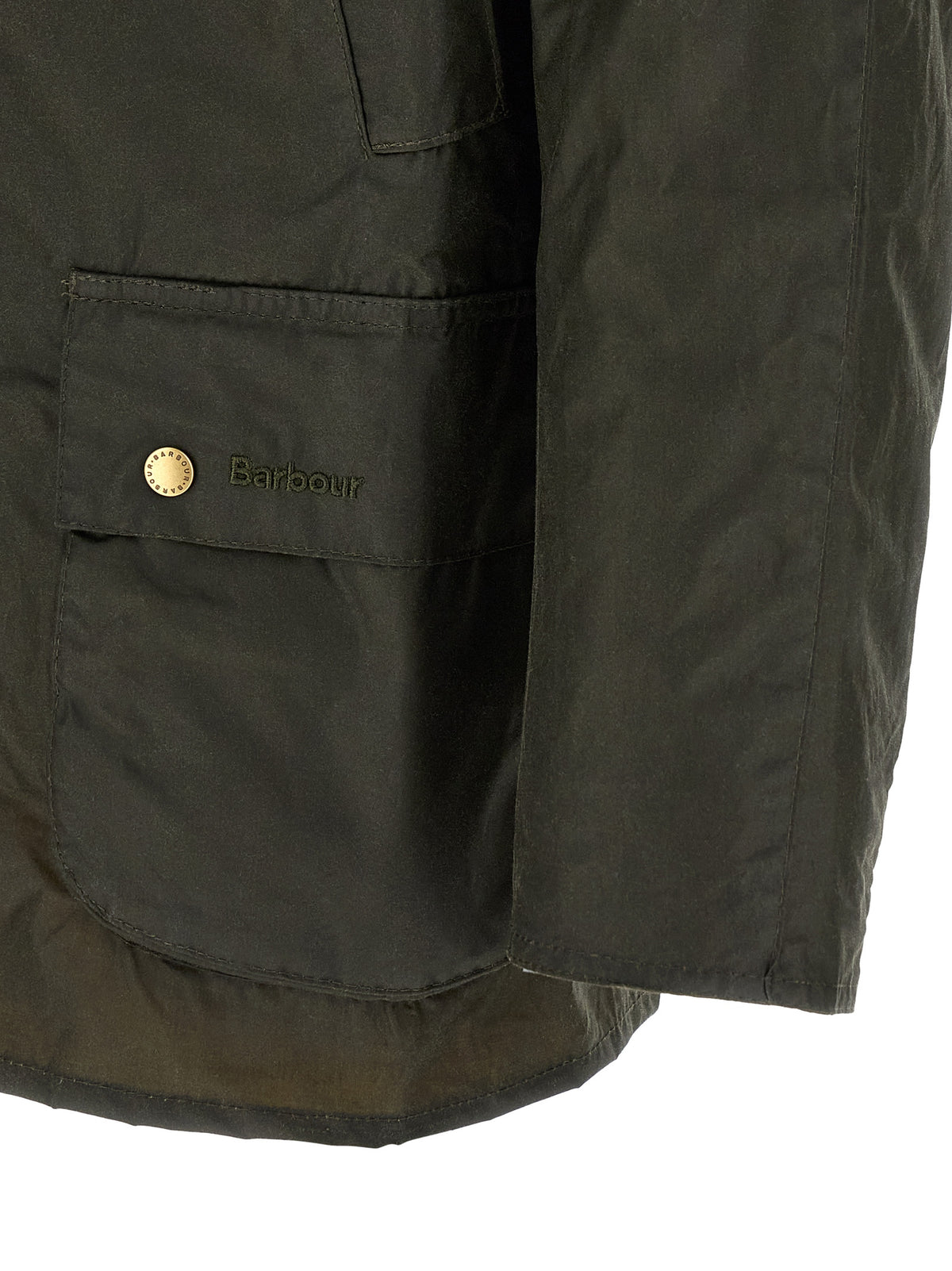 Barbour Bicolor Cotton Full-Length Jacket