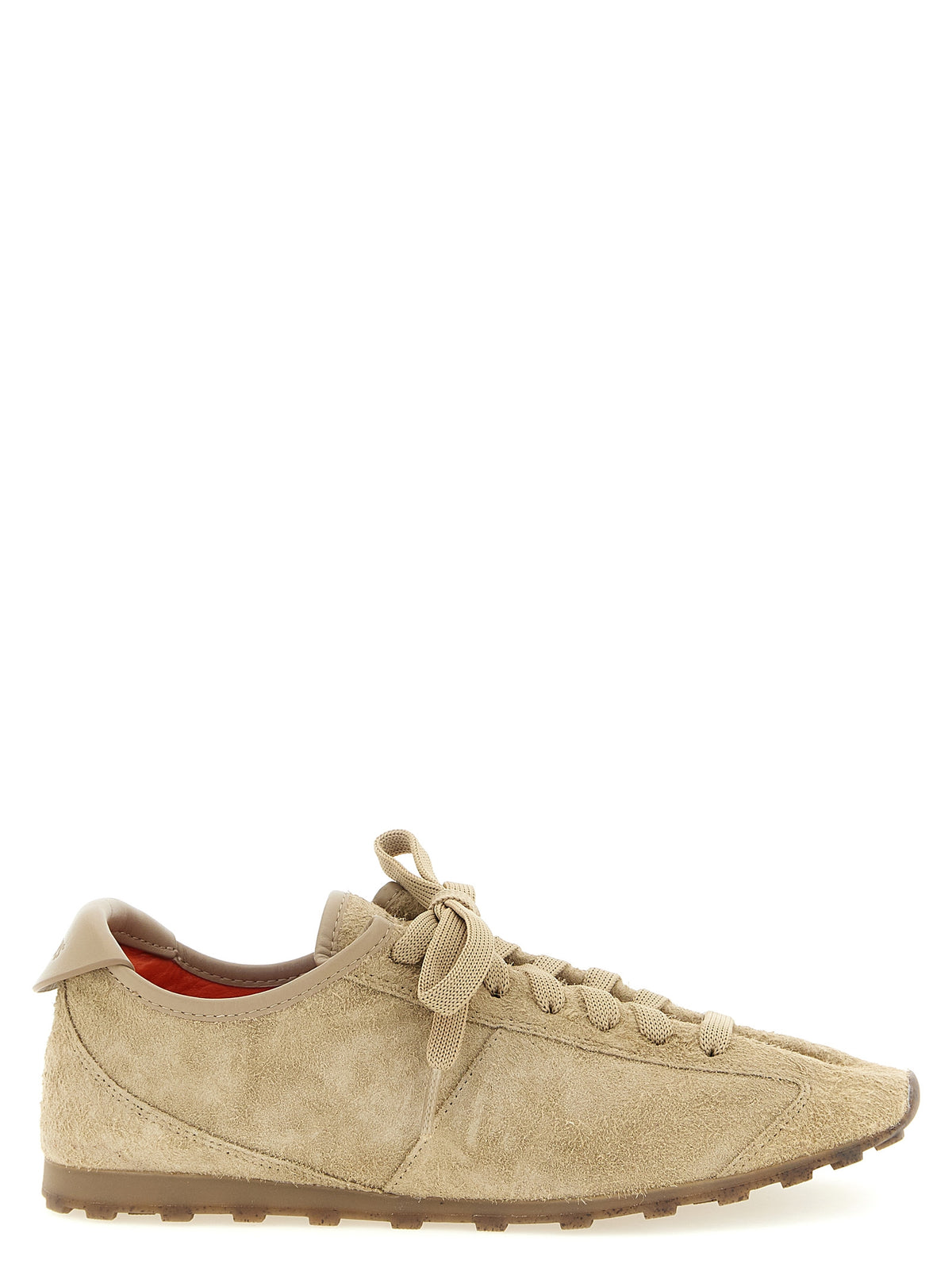Jacquemus Beige Cowhide Athletic Sneakers