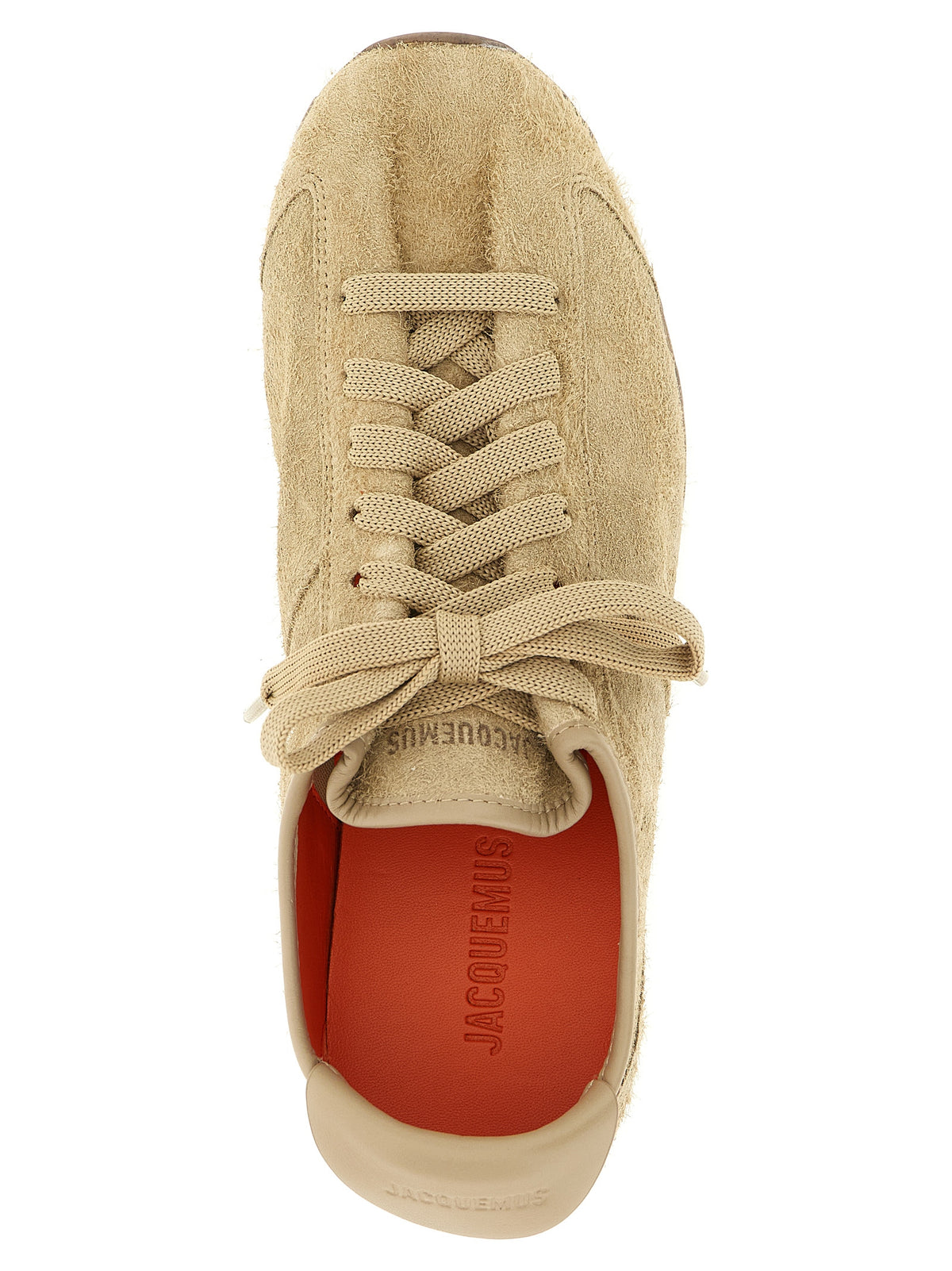 Jacquemus Beige Cowhide Athletic Sneakers
