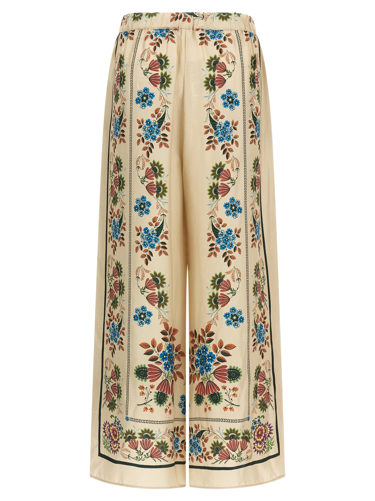 Max Mara Beige Silk Casual Pants