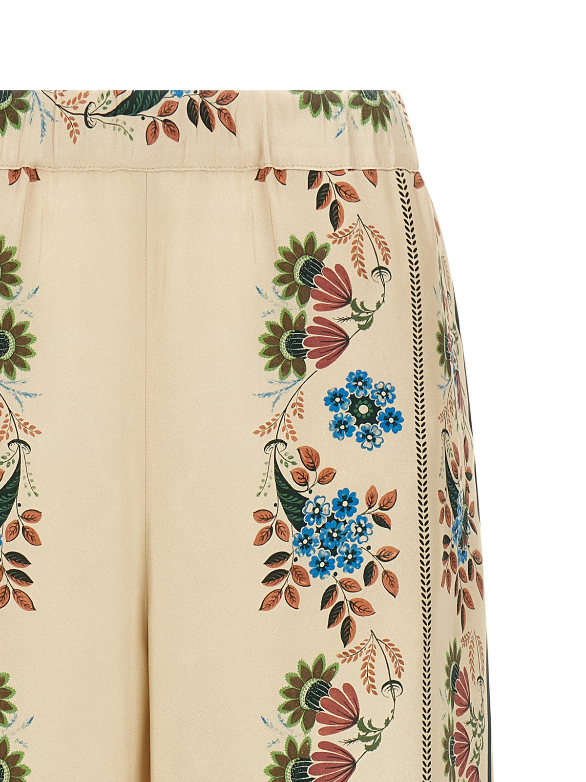 Max Mara Beige Silk Casual Pants