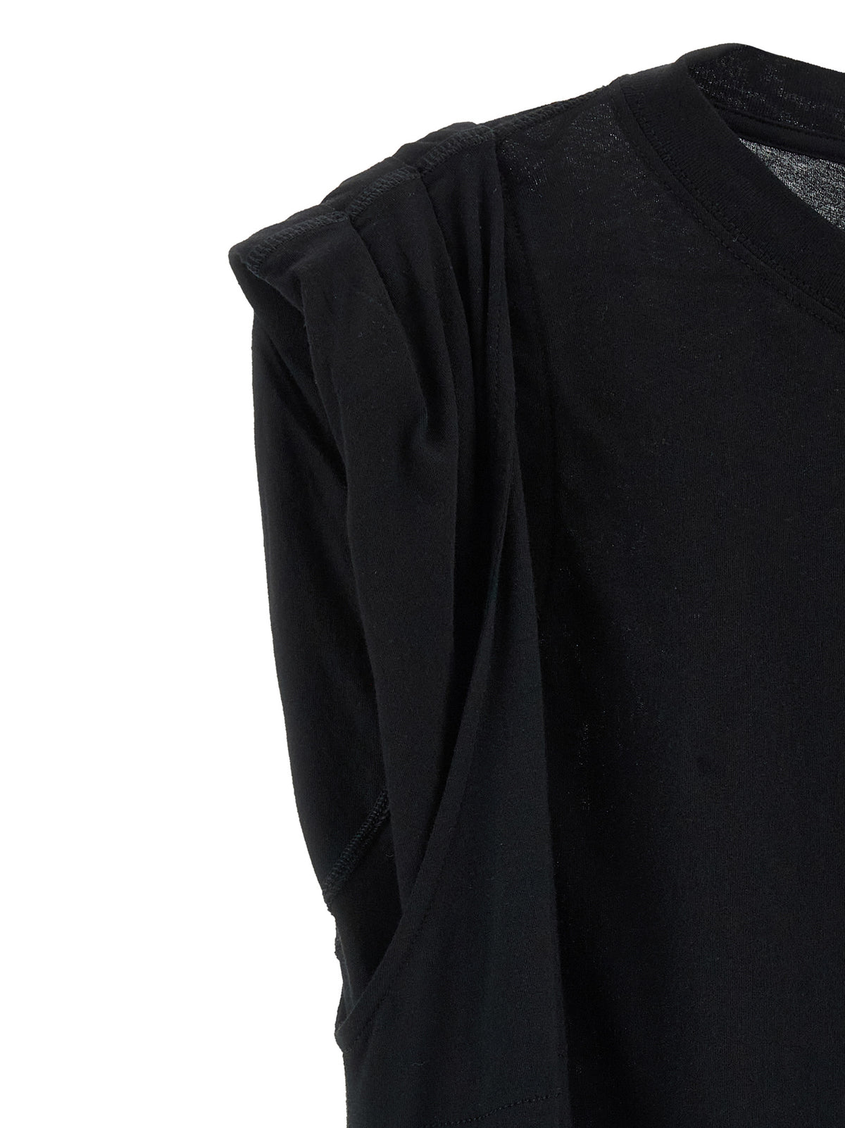 Dries Van Noten Black Cotton Long Dress