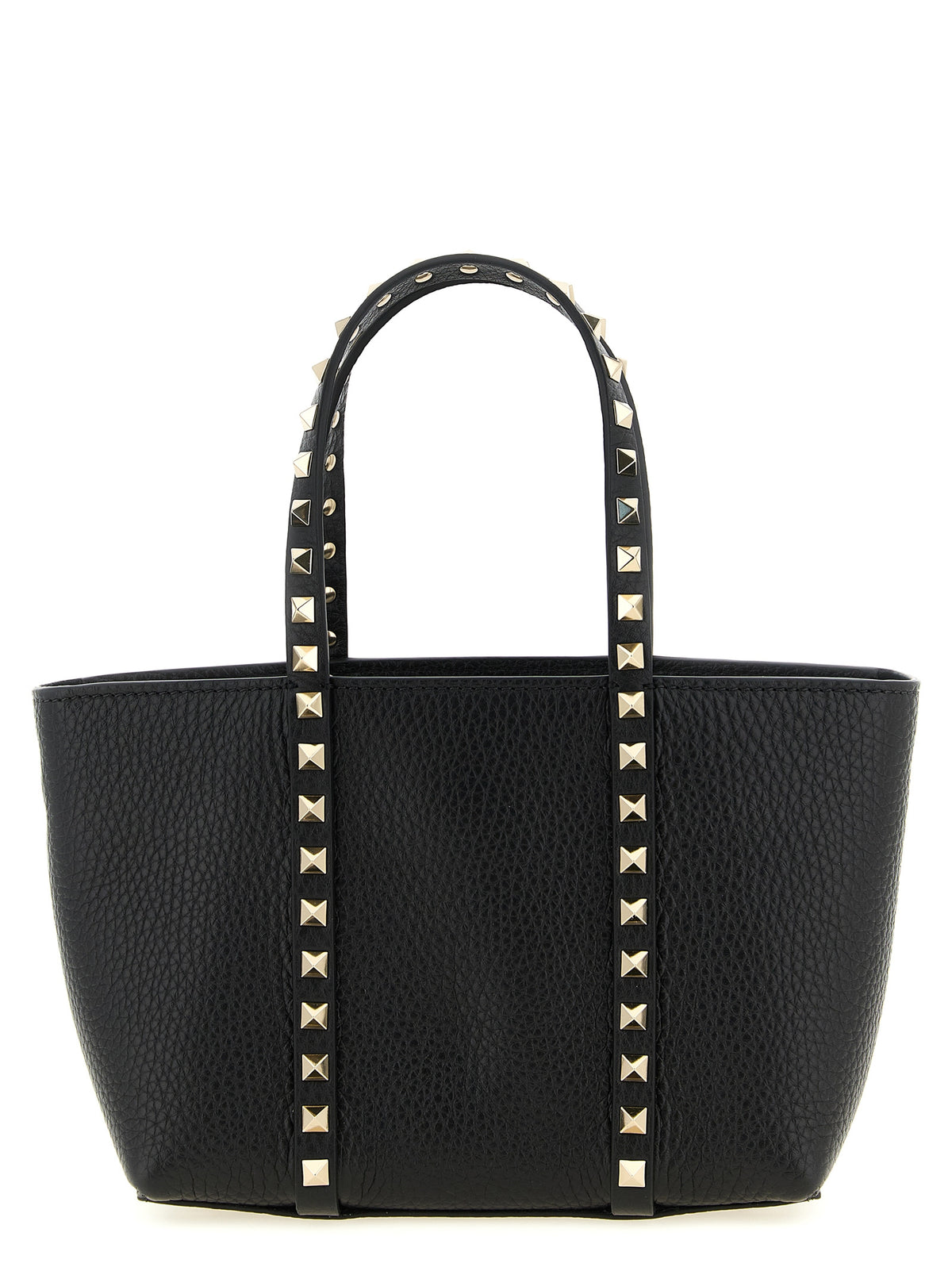 Valentino Garavani Black Calfskin Tote Bag