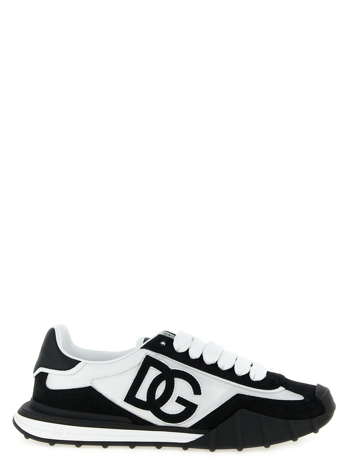 Dolce & Gabbana Bicolor Polyamide Athletic Sneakers