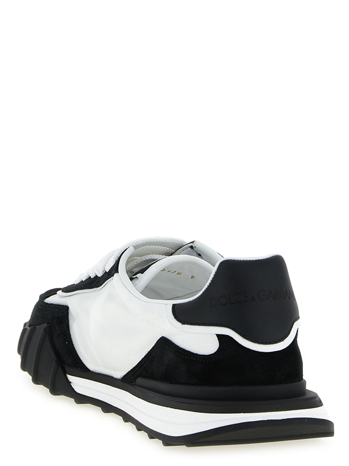 Dolce & Gabbana Bicolor Polyamide Athletic Sneakers