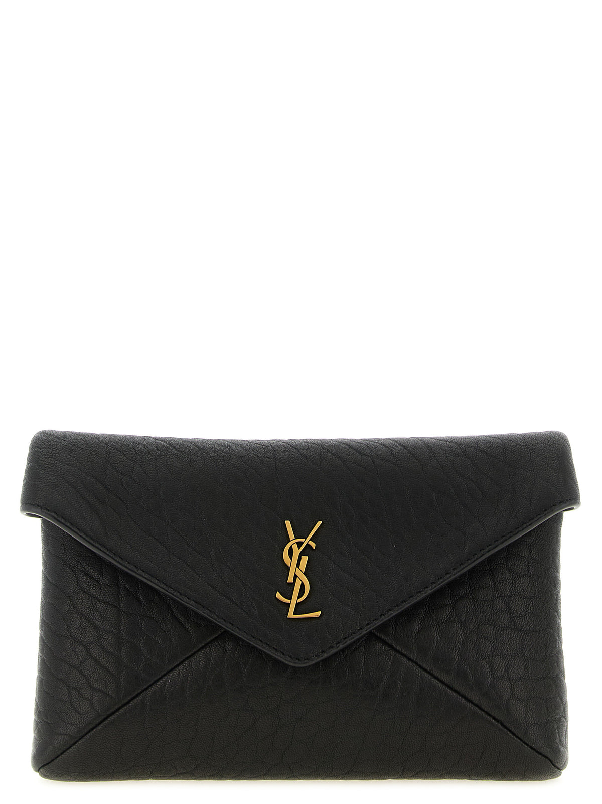 Saint Laurent Black Lamb Leather Crossbody Bag