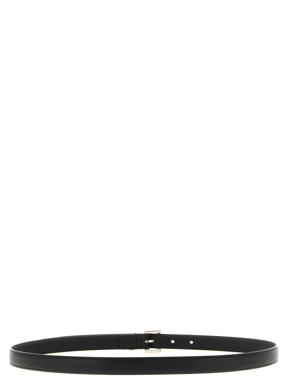 Saint Laurent Black Calfskin Regular Belt