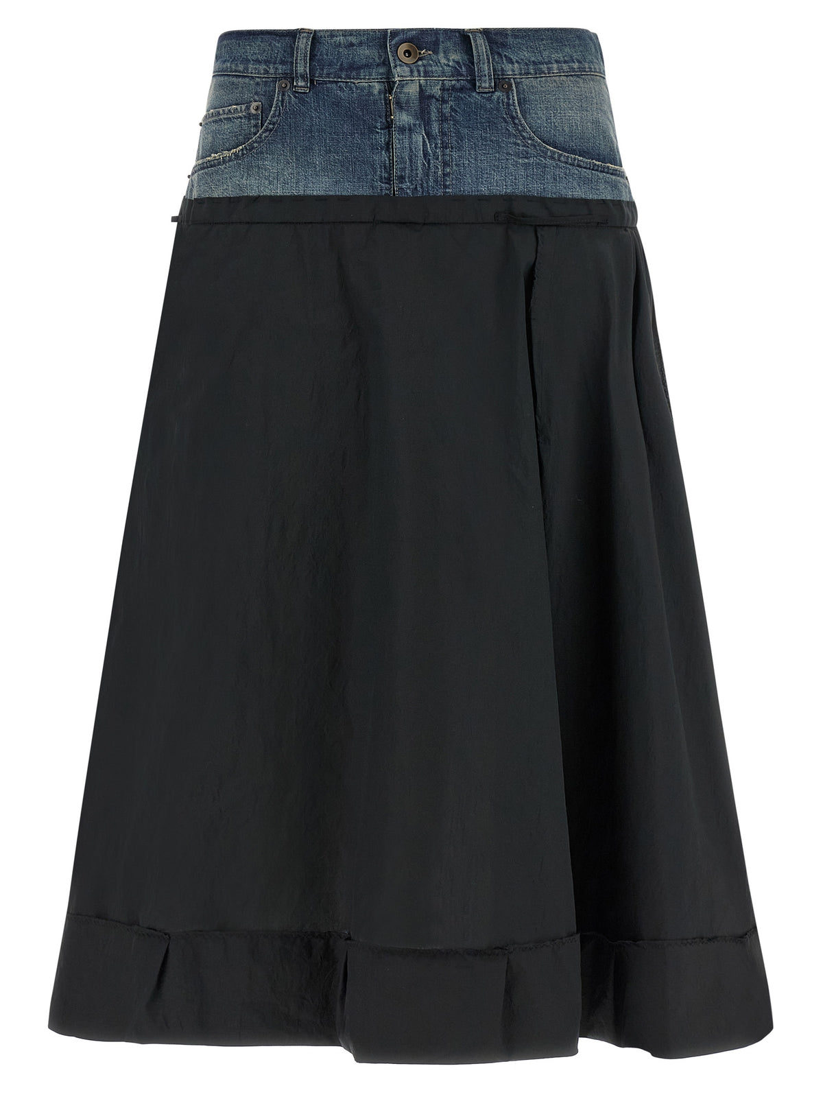Maison Margiela Multicolor Polyester Midi Skirt
