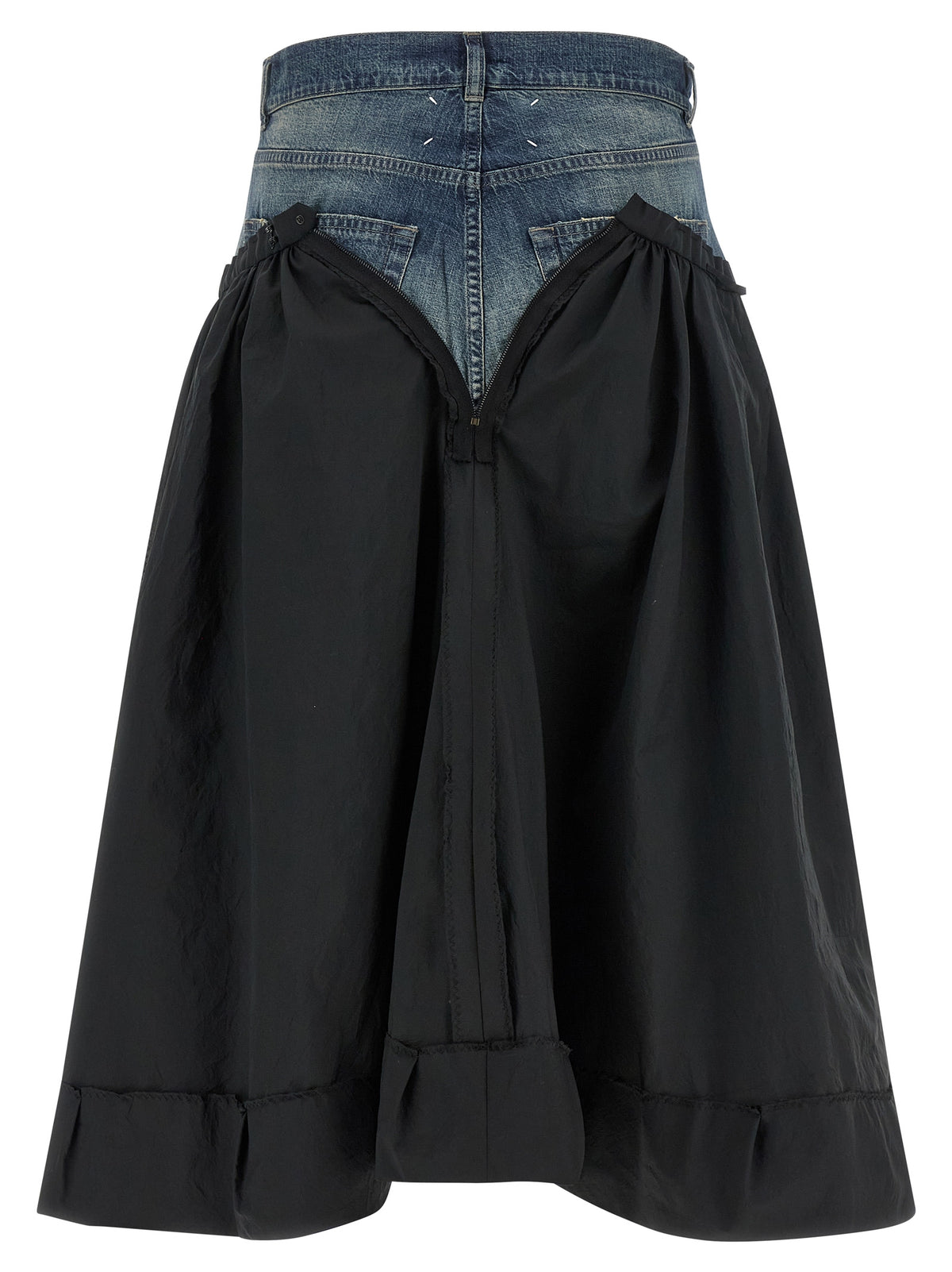 Maison Margiela Multicolor Polyester Midi Skirt